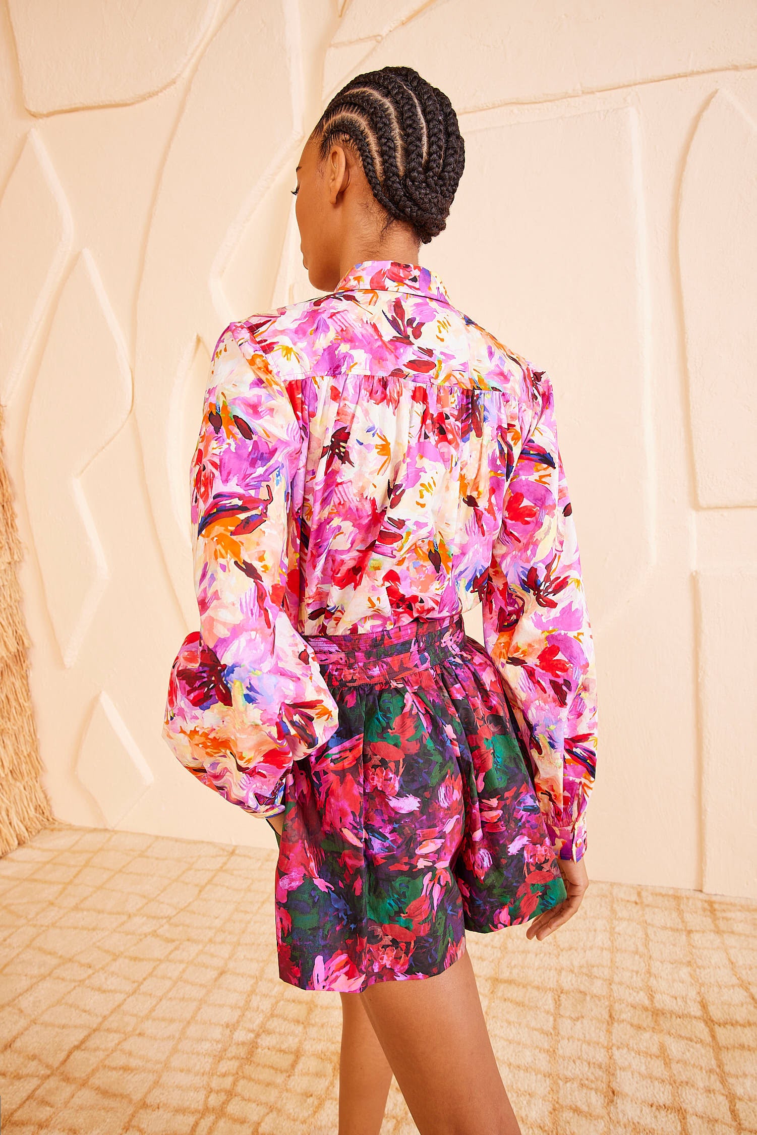 Ulla Johnson Rowan Short - Hibiscus