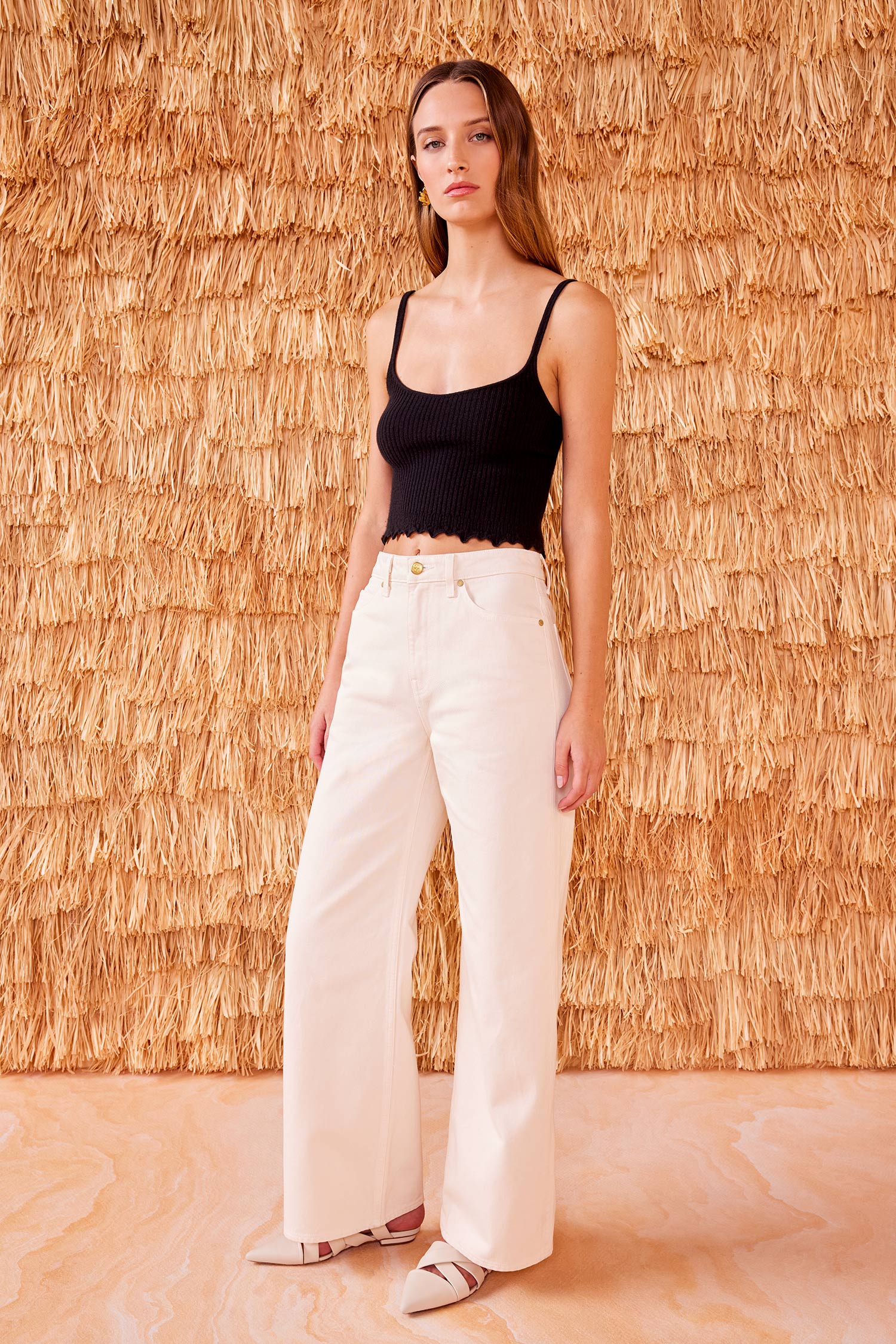 Ulla Johnson The Willow Jean - Cowrie