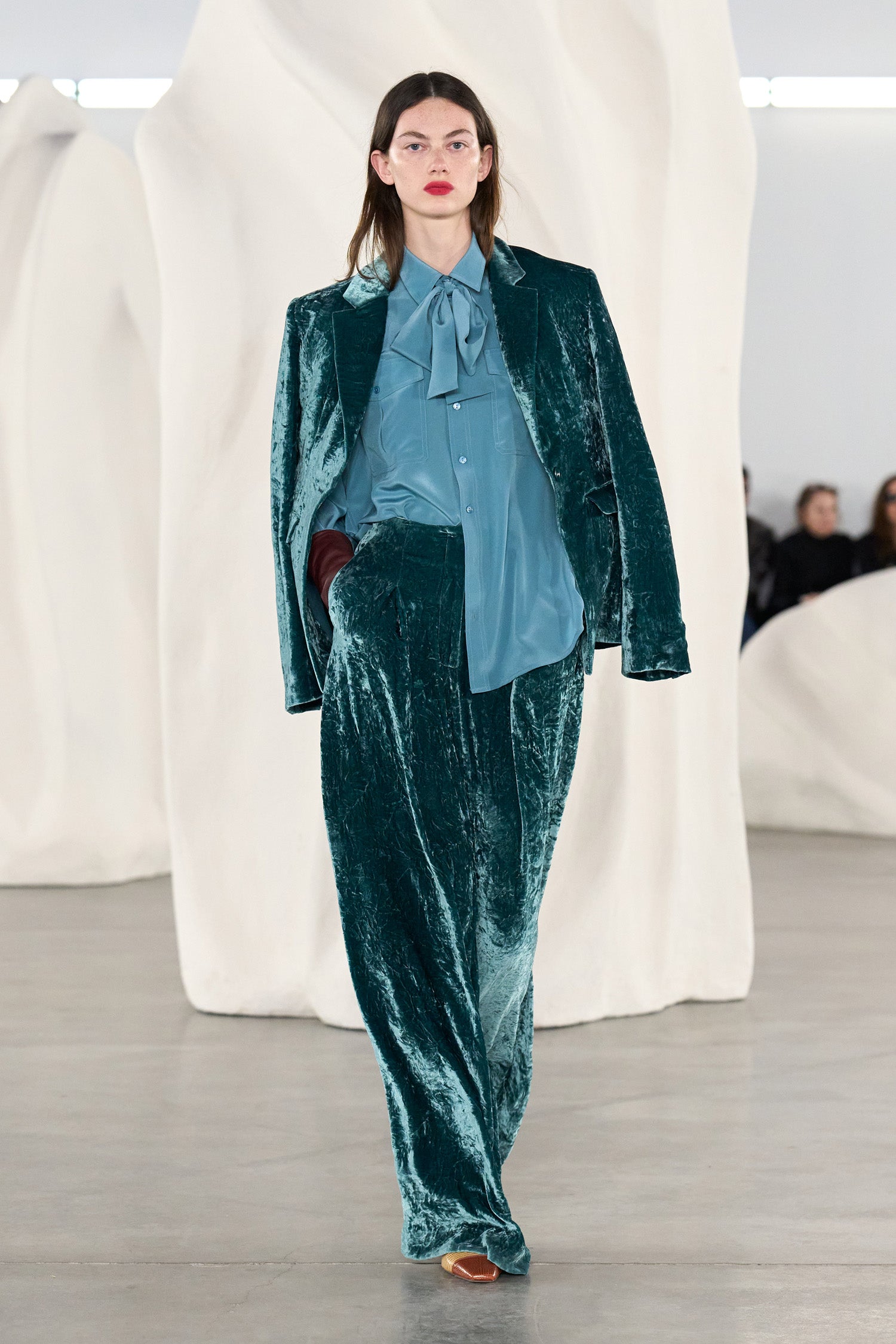 Ulla Johnson Elan Velvet Pant - Jadeite