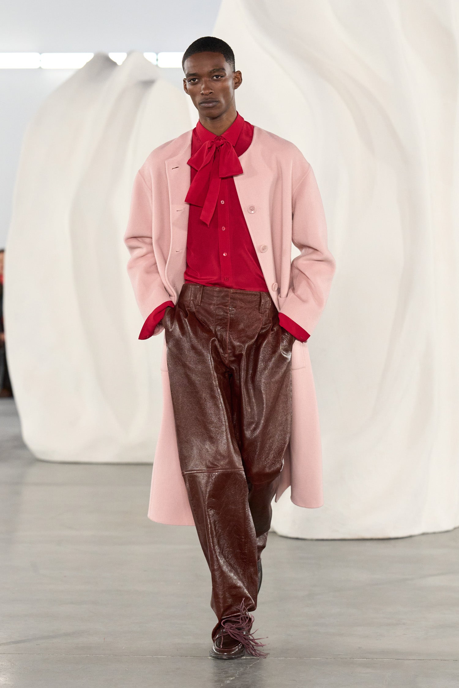 Keiran Leather Pant - Cognac