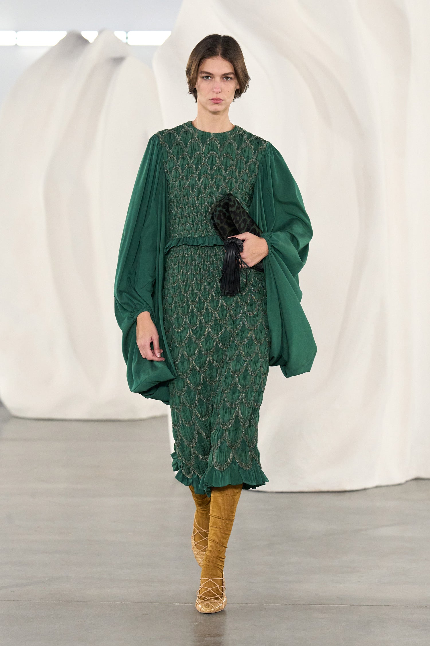 Marlene Long Sleeve Smocked Blouse - Tourmaline