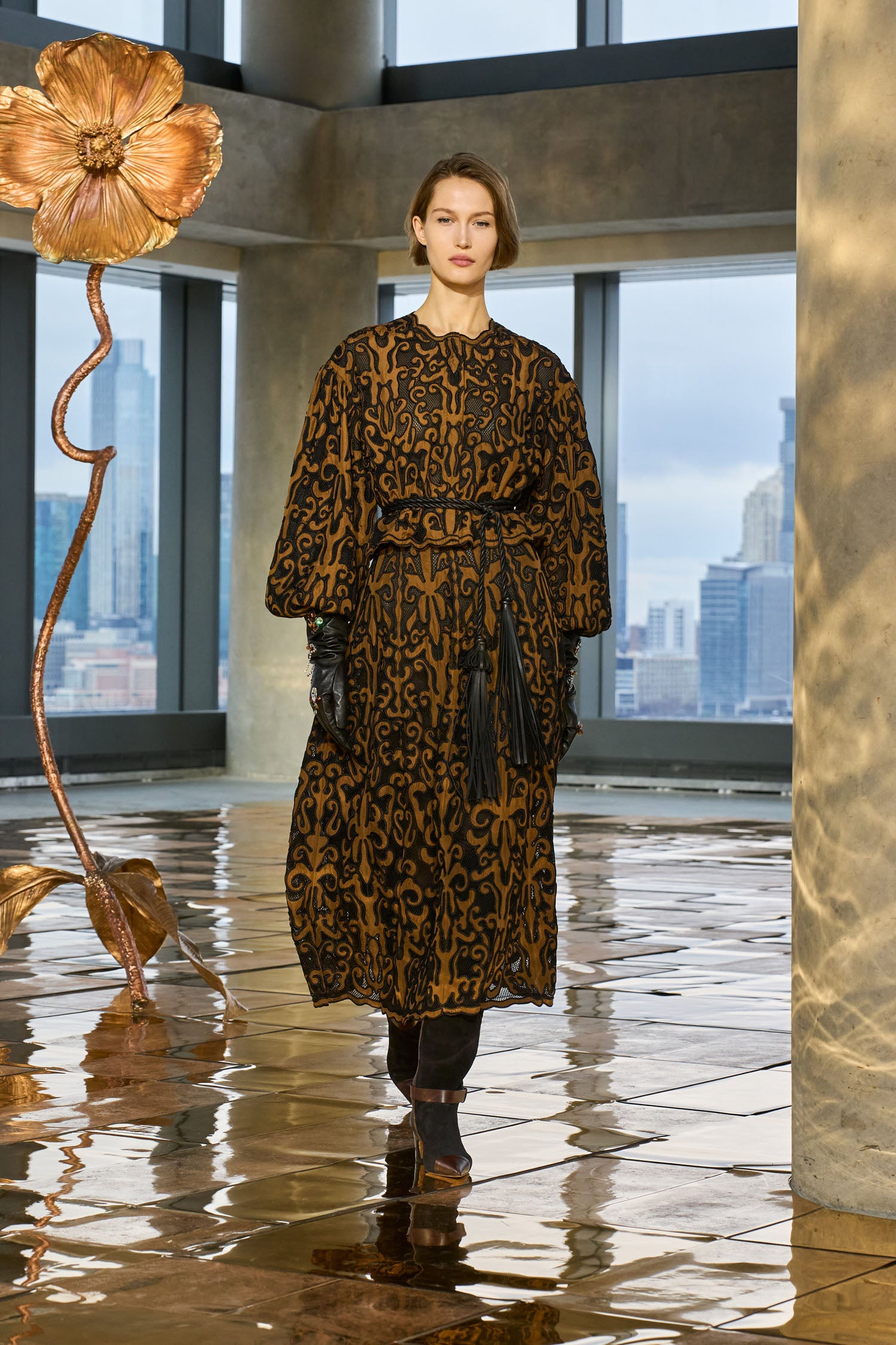 Kiki Patchwork Boot - Noir Mixte