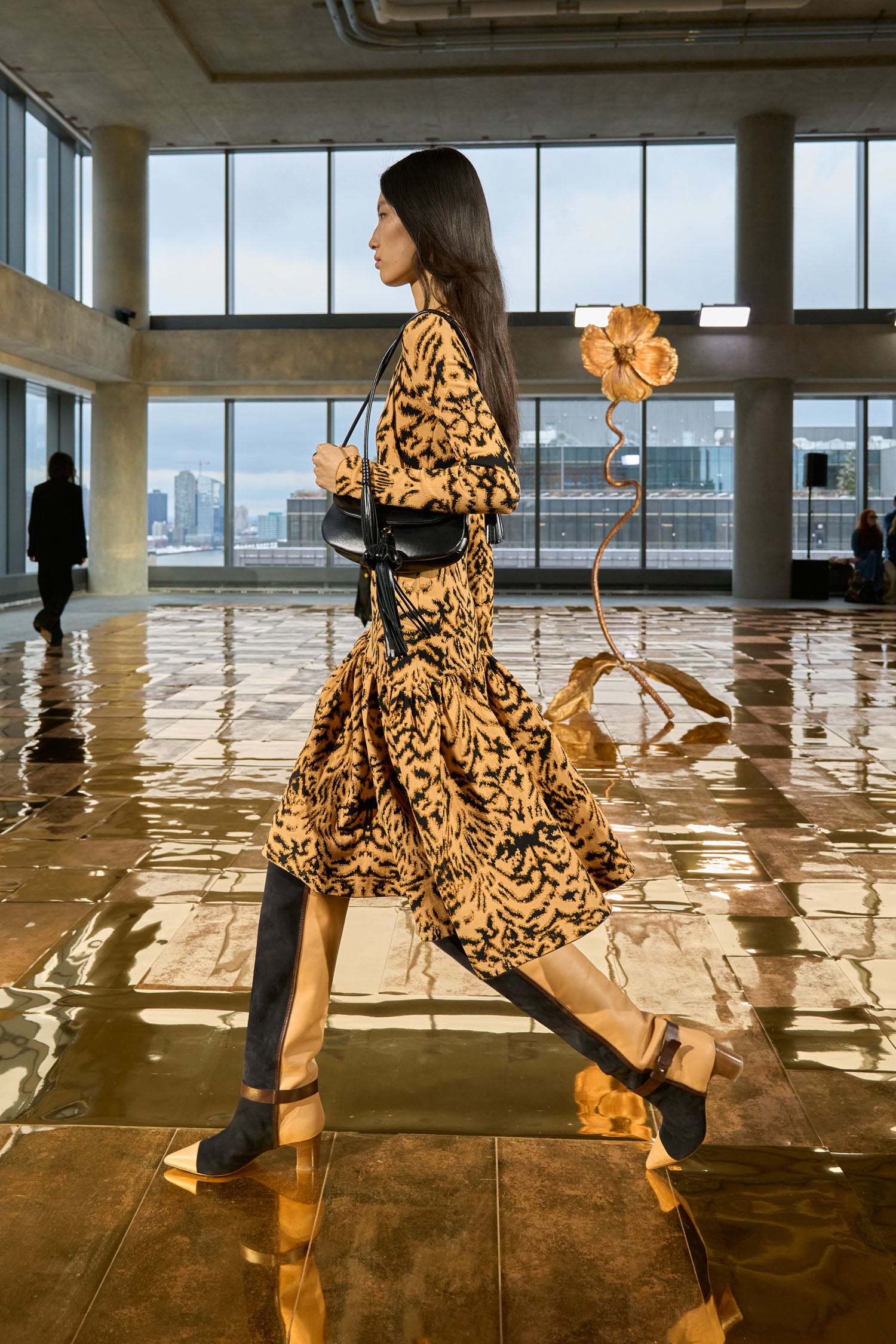 Kiki Patchwork Boot - Almond Mixte