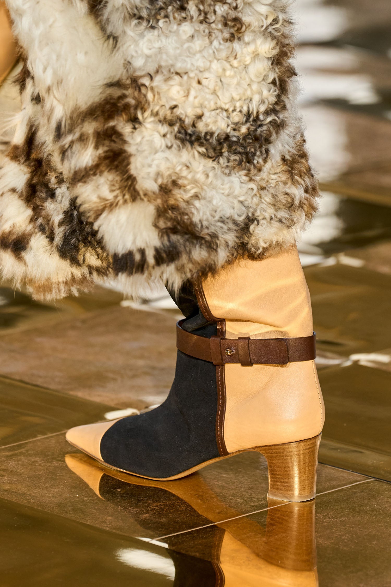 Kiki Patchwork Boot - Almond Mixte