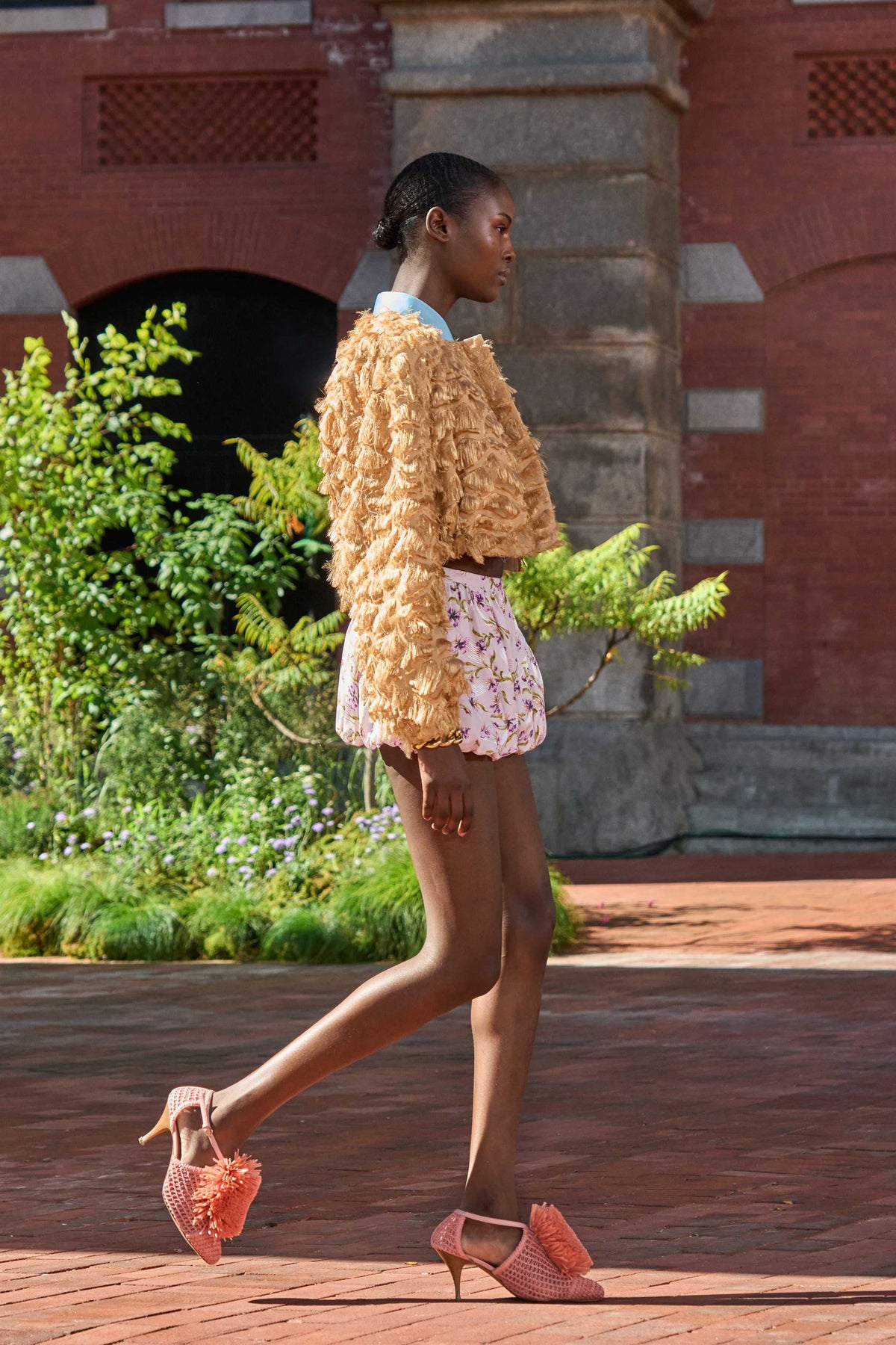 Augusta Cropped Jacket - Sand