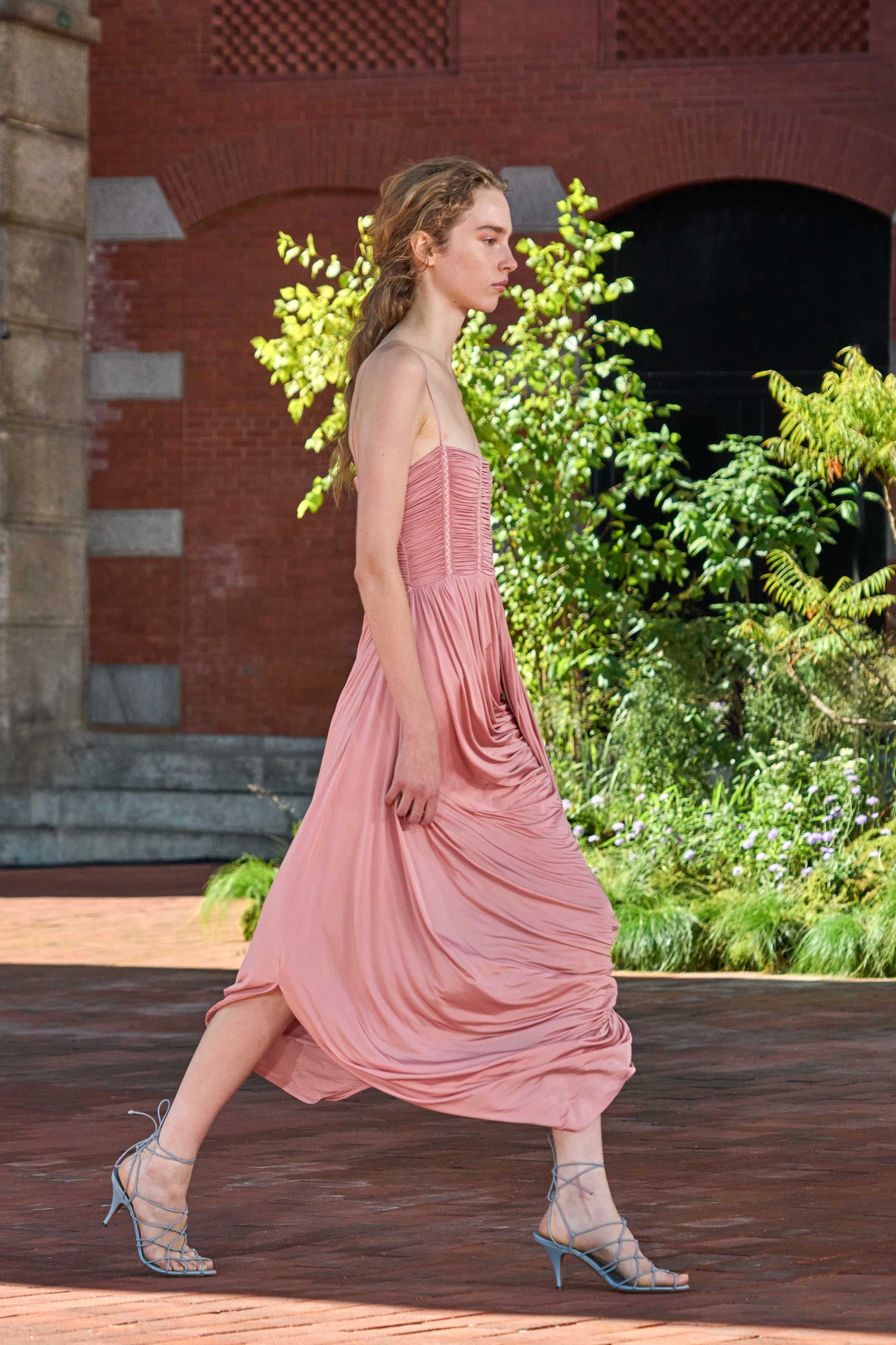 Ulla Johnson Antonia Draped jurk - Peony