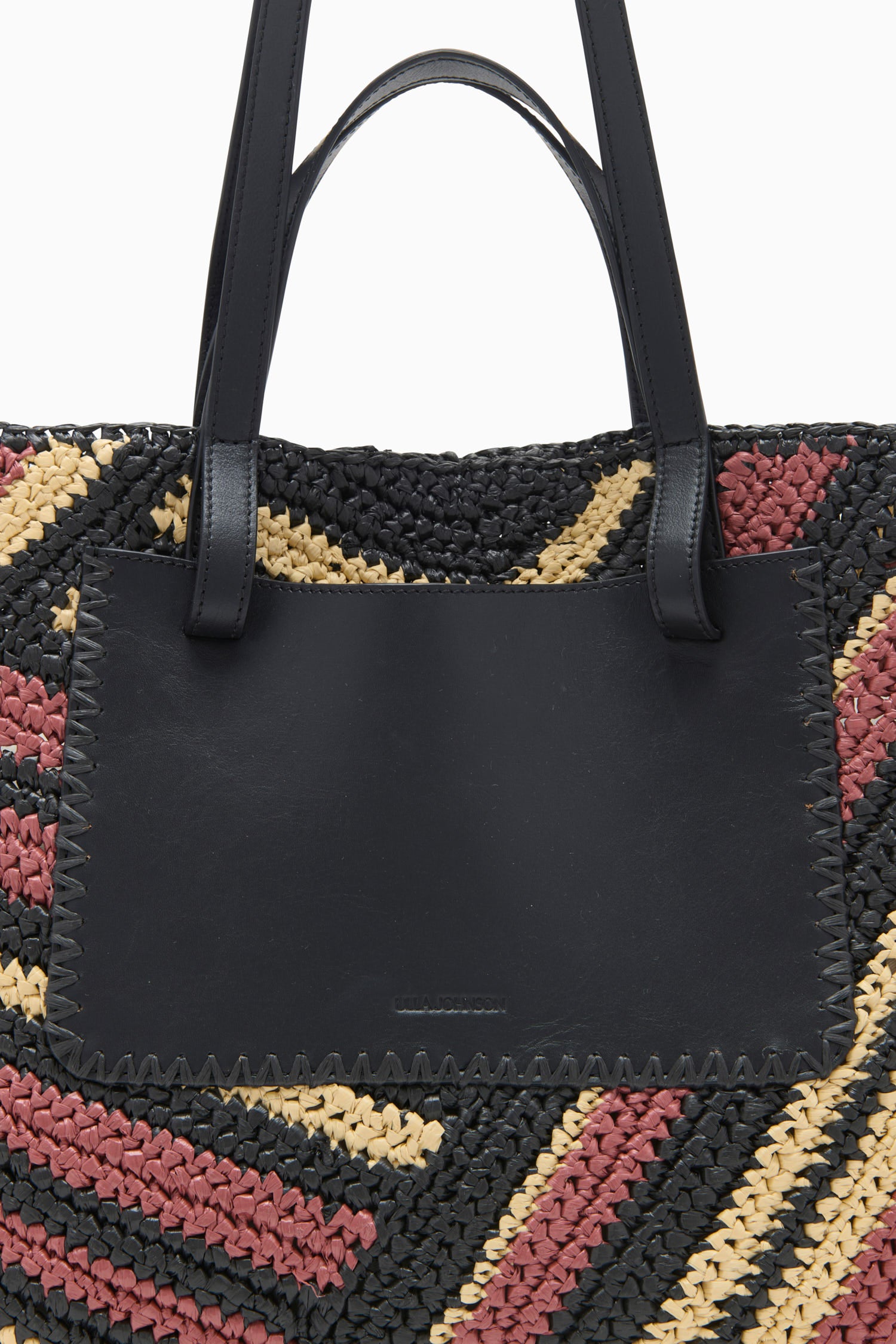 Lali Large Raffia Tote - Canyon Stripe