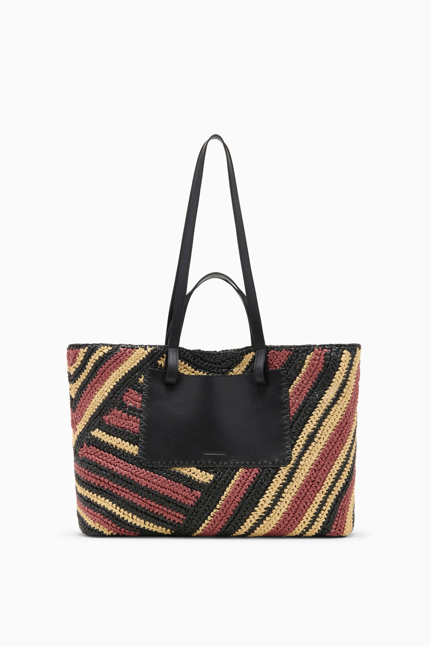 Lali Large Raffia Tote - Canyon Stripe