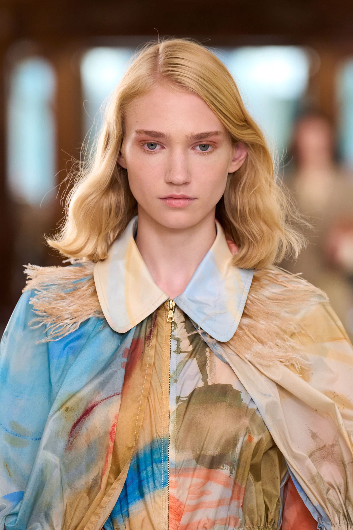 Ulla Johnson Nadia Bubble Tiered Coat - Western Dream