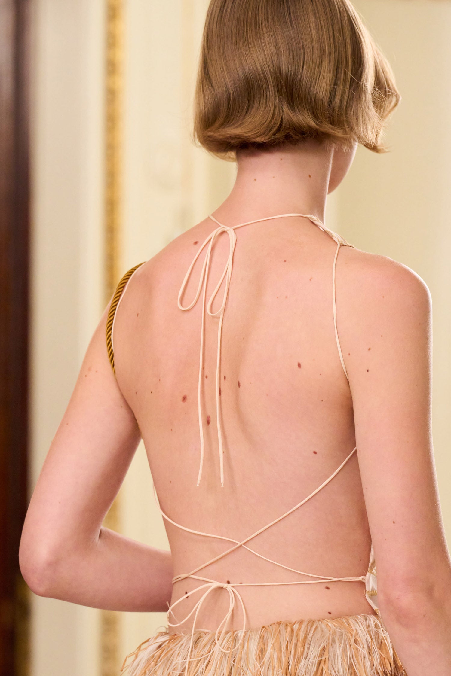 Ulla Johnson Divina Backless Top with Lurex - Nautilis