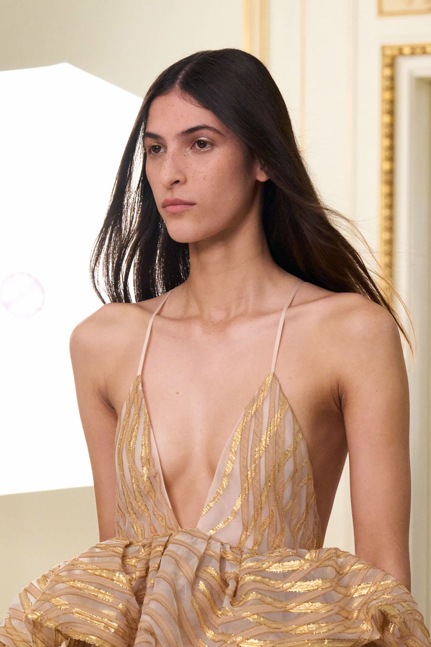 Camelia Gown with Lurex - Nautilis