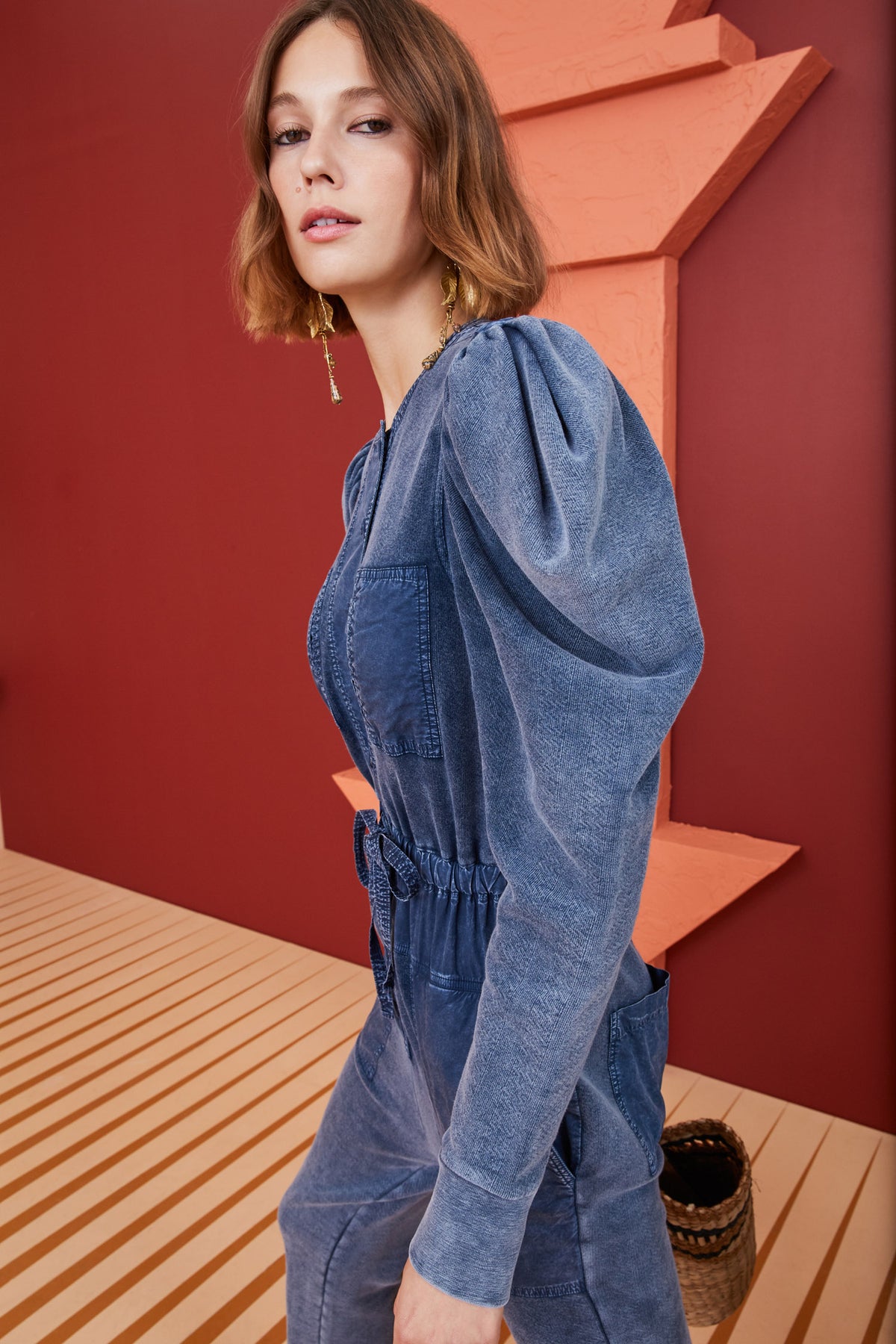 Sadie Jumpsuit - Indigo Acid