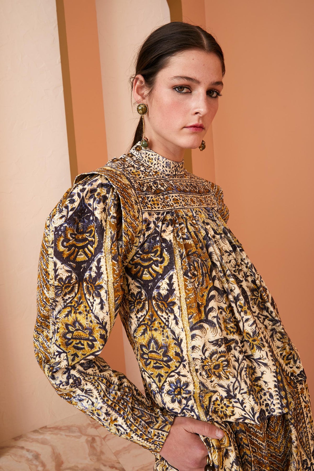 Parker Blouse - Sandalwood