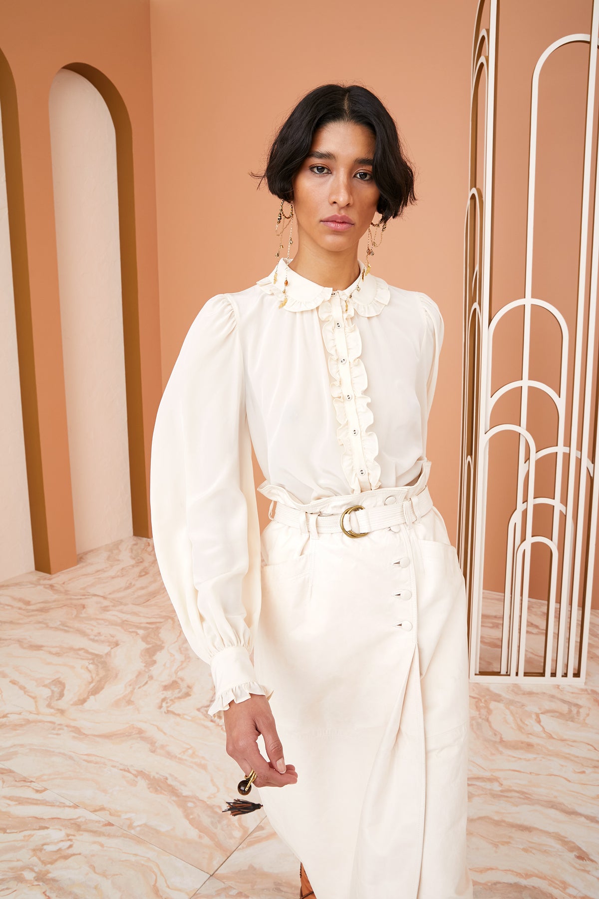 Philipa Blouse - Blanc