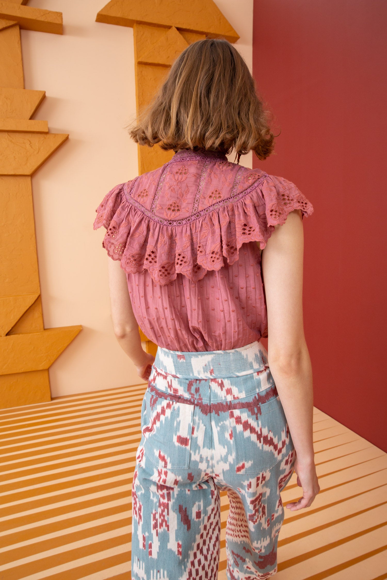 Ulla Johnson Delaine Top - Rosewood