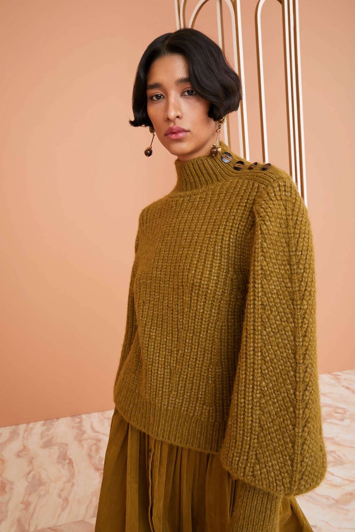 Alana Pullover - Tapenade