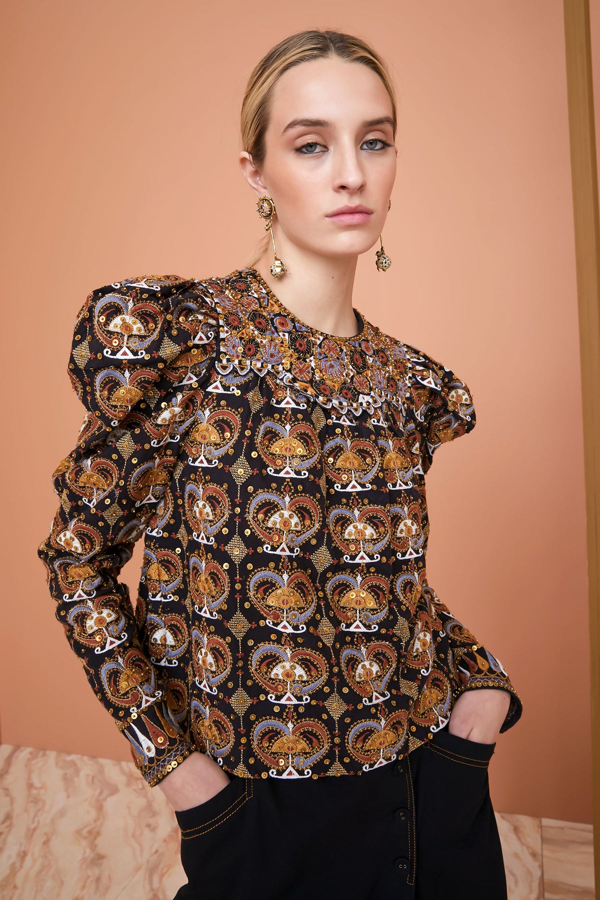 Alisha Blouse - Moonlit