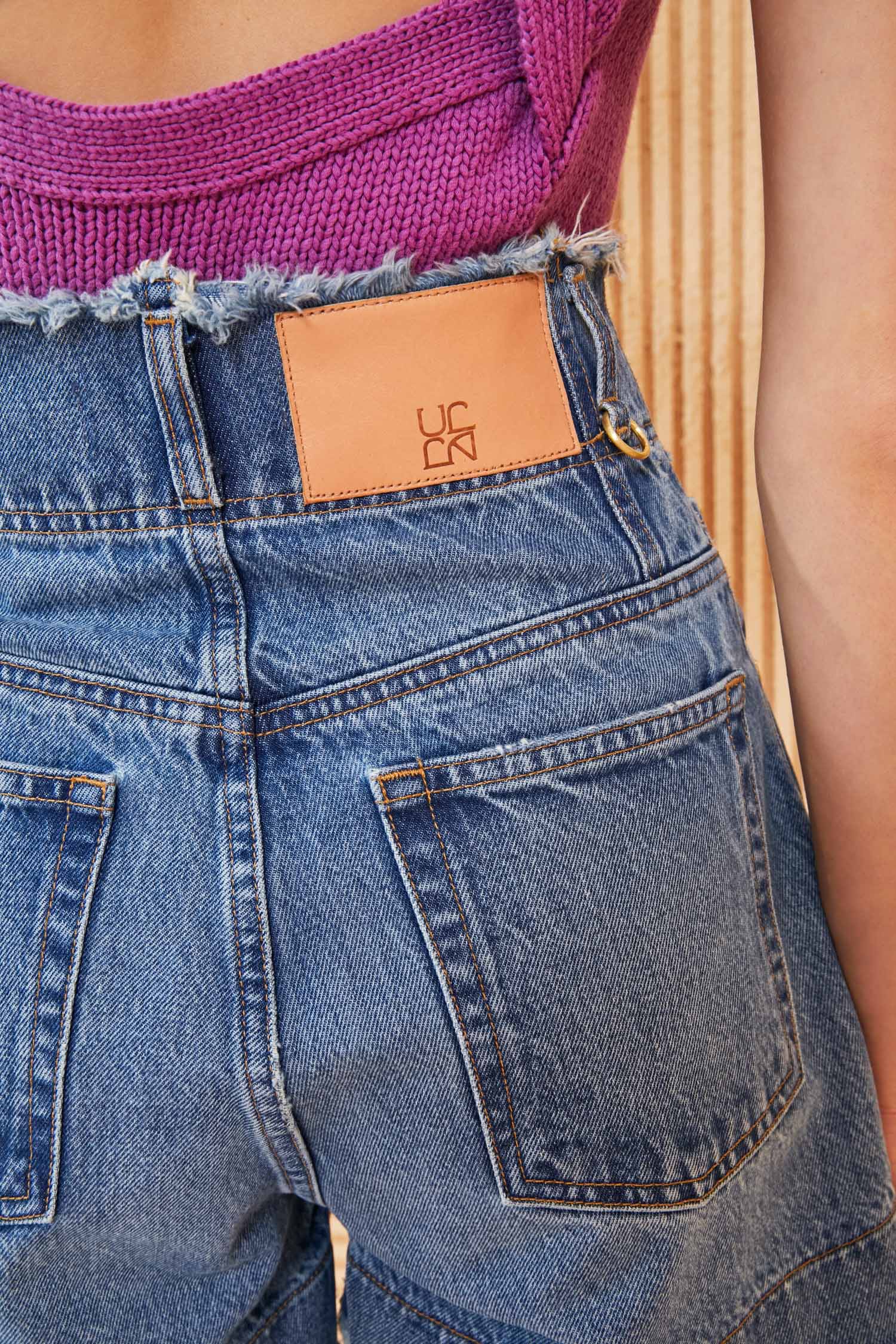 Ulla Johnson The Charlotte Short - Danube Medium Indigo Wash