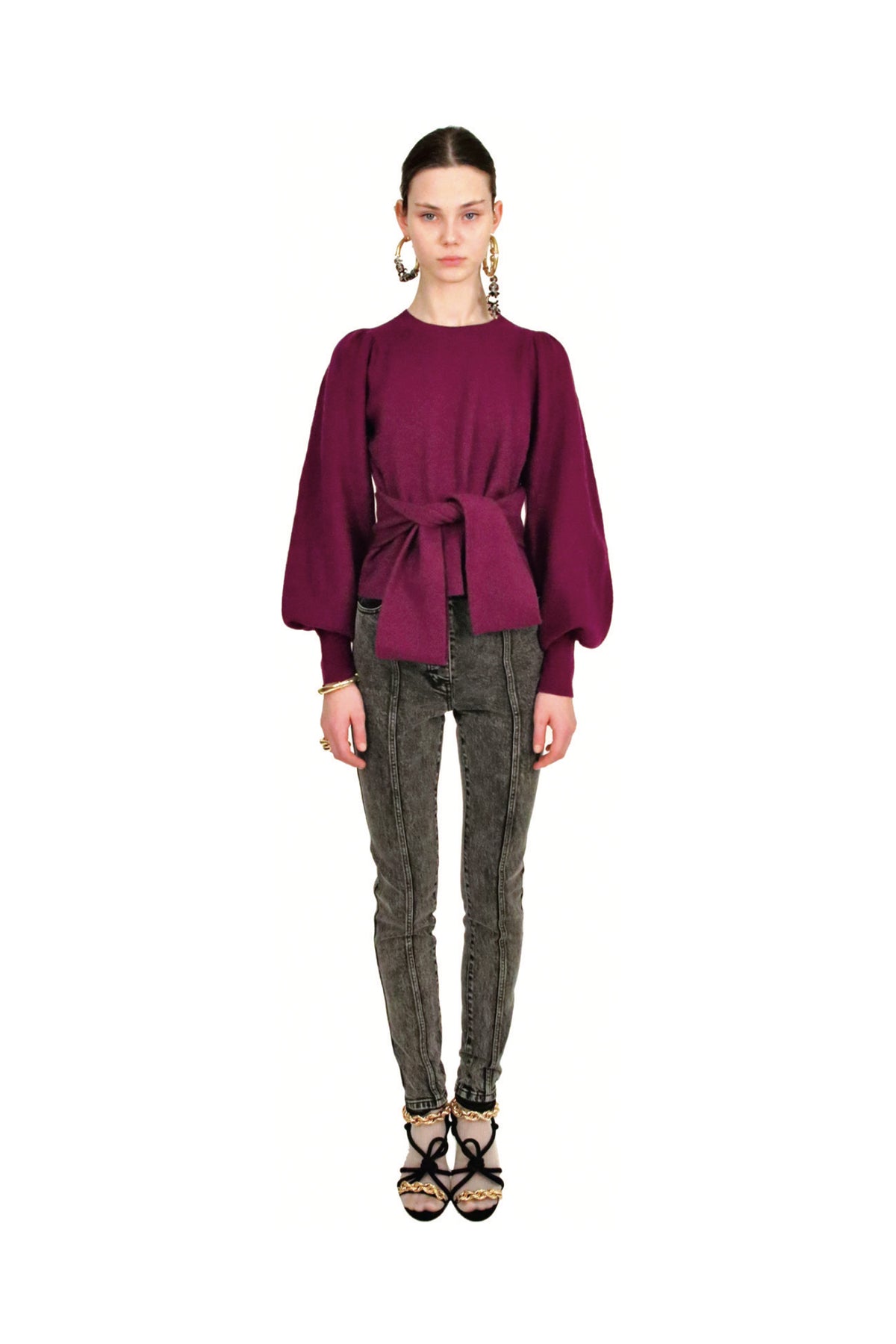 Rubi Pullover - Hibiscus