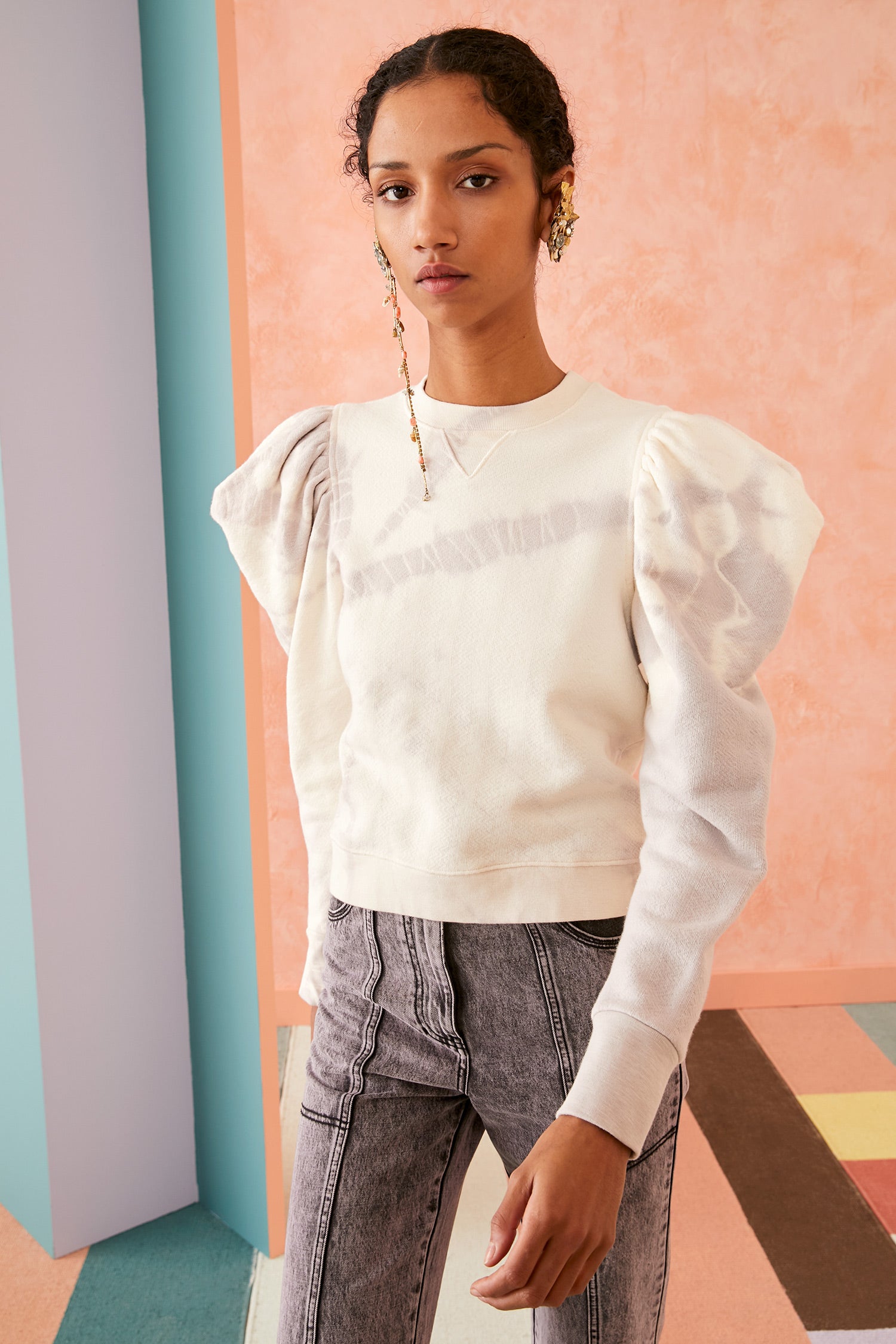 Ulla Johnson Harlan Pullover - Thistle Tie Dye