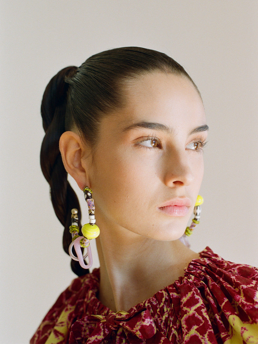 Ulla Johnson Recycled Glass Hoops