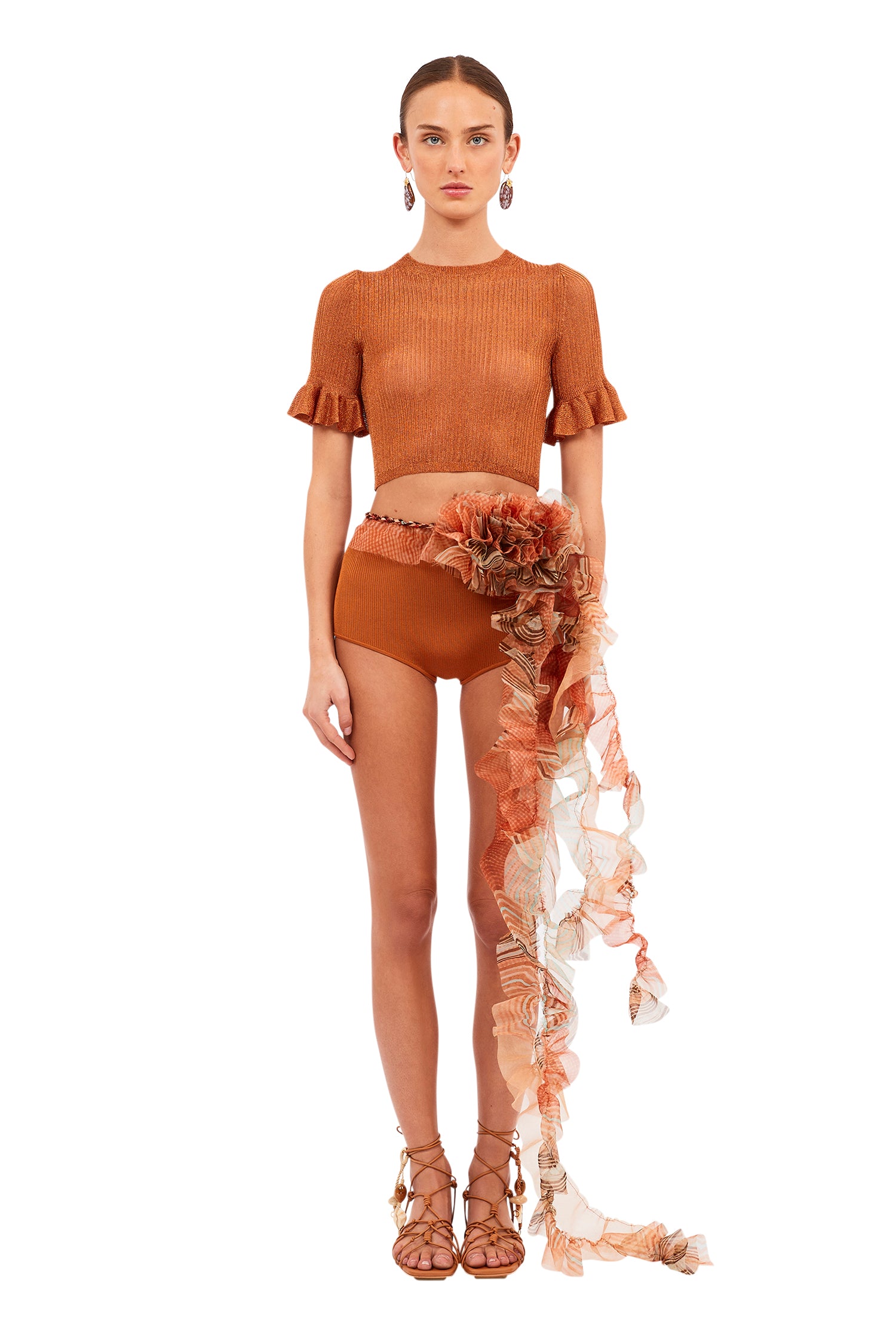 Ulla Johnson Goldie Boy Short - Bronze