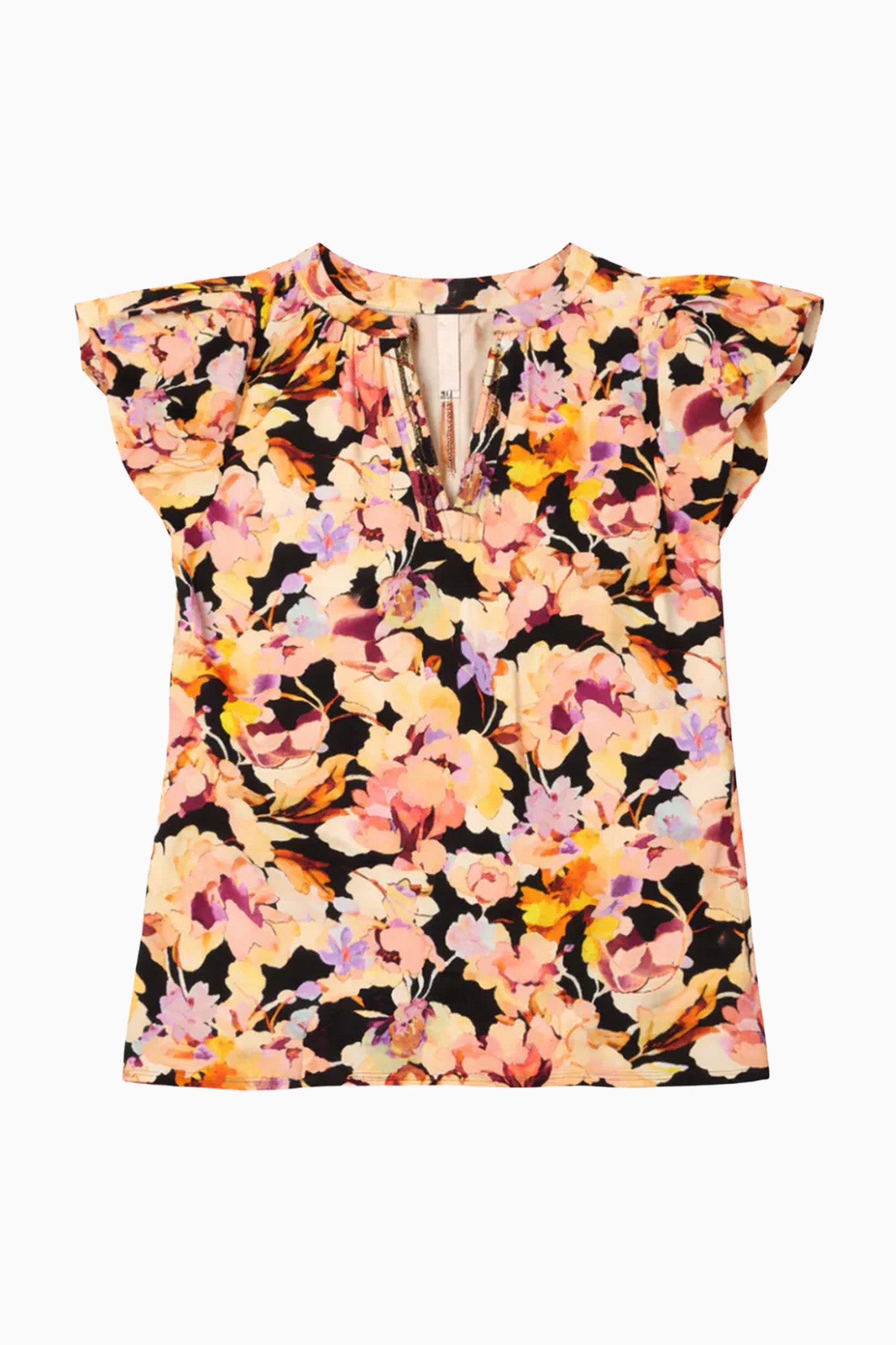Ulla Johnson Abril SL Cotton Top - Night Bloom
