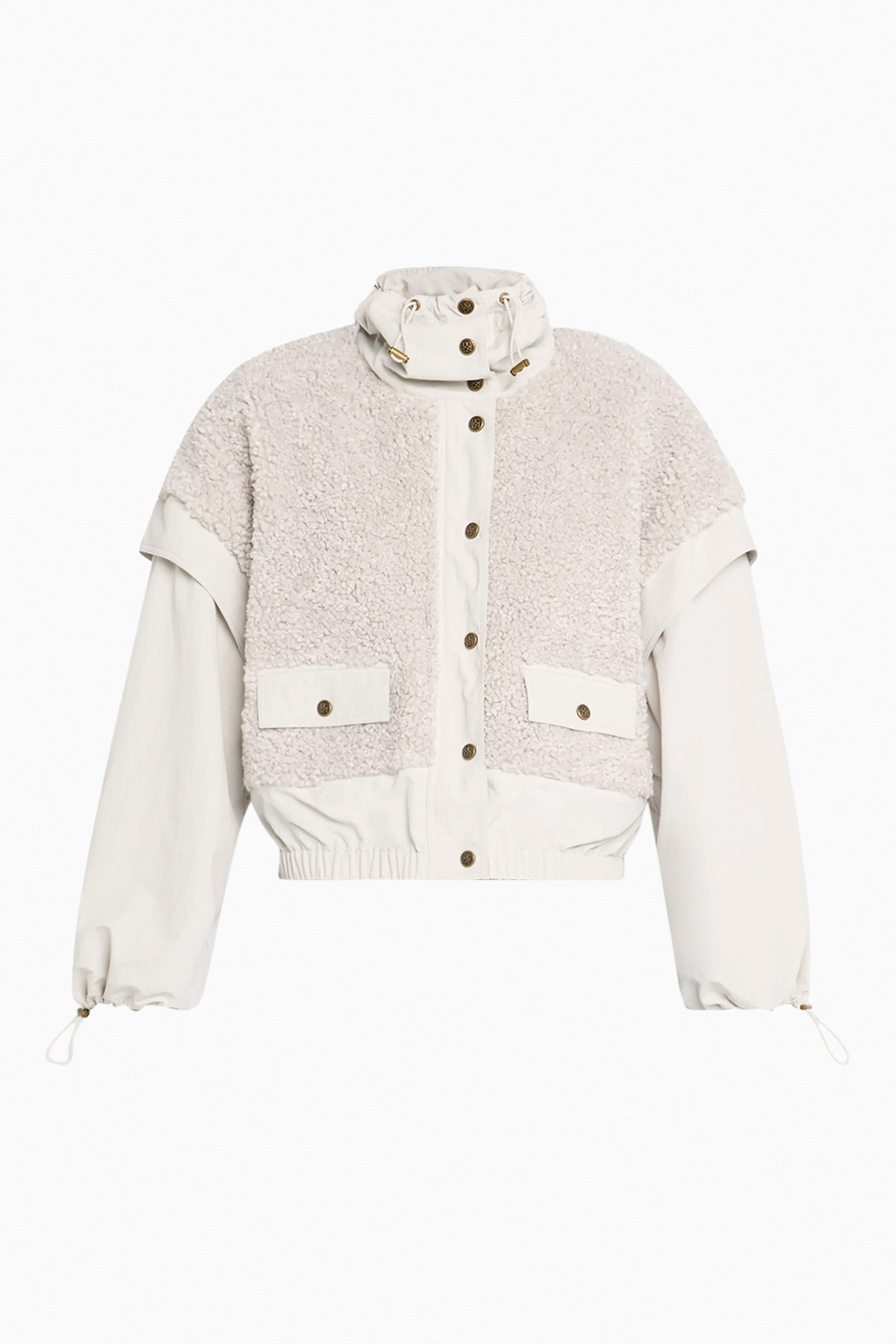 Aidan Teddy Fleece Jacket - Slate