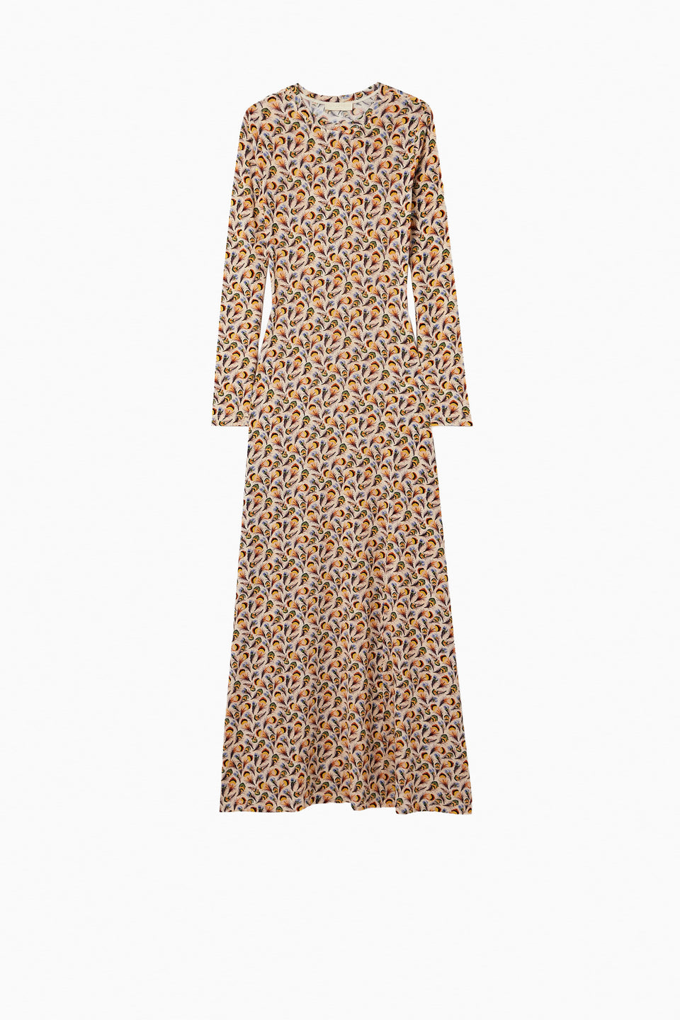 Amari Jersey Long Sleeve Dress - Swan