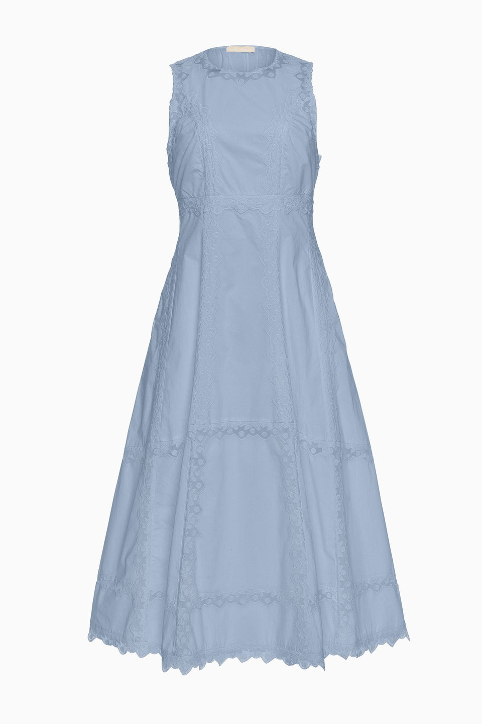 Anela Sleeveless Midi Dress - Chambray