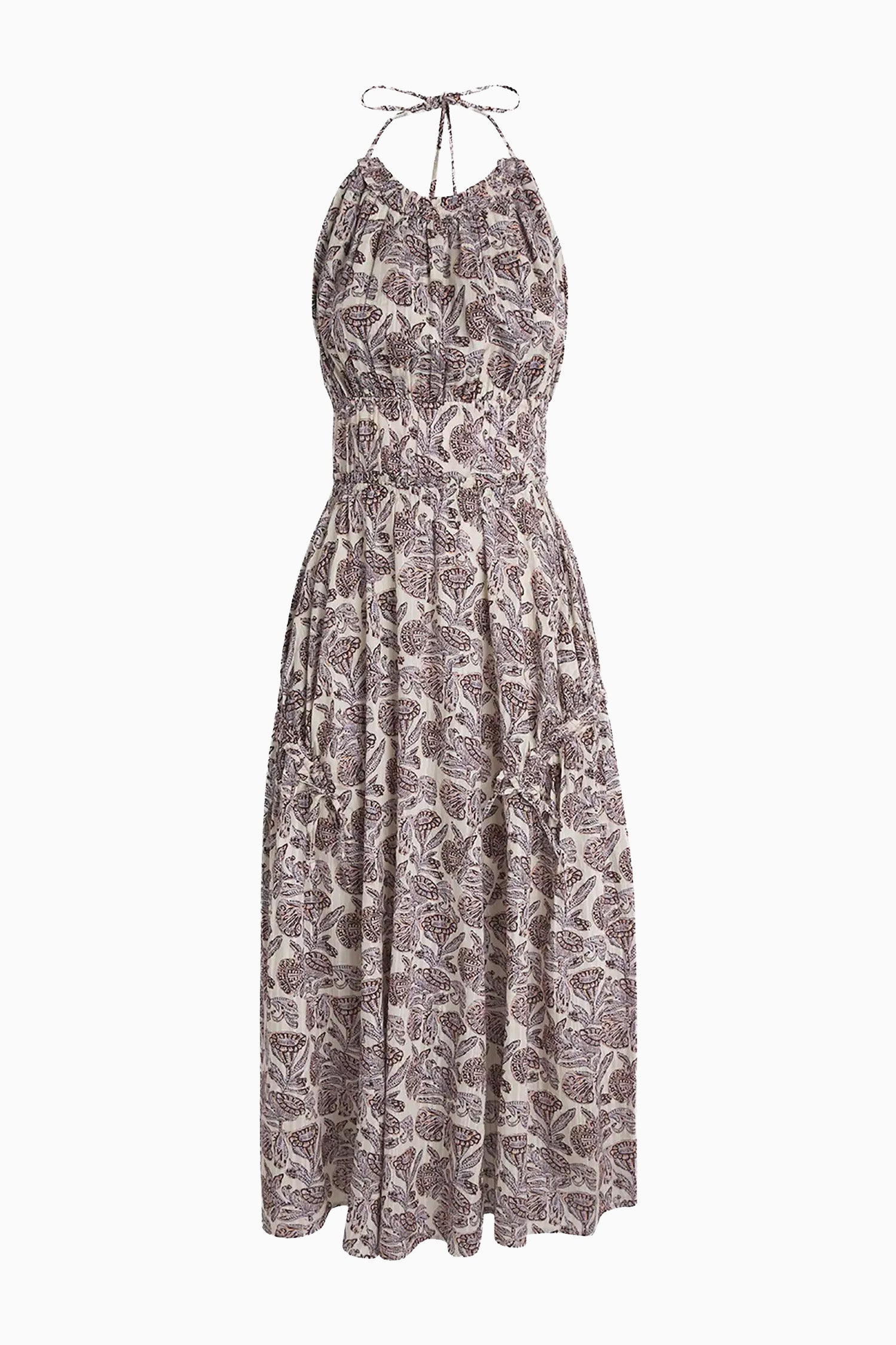 Anelise Halter Midi Dress - Meadow