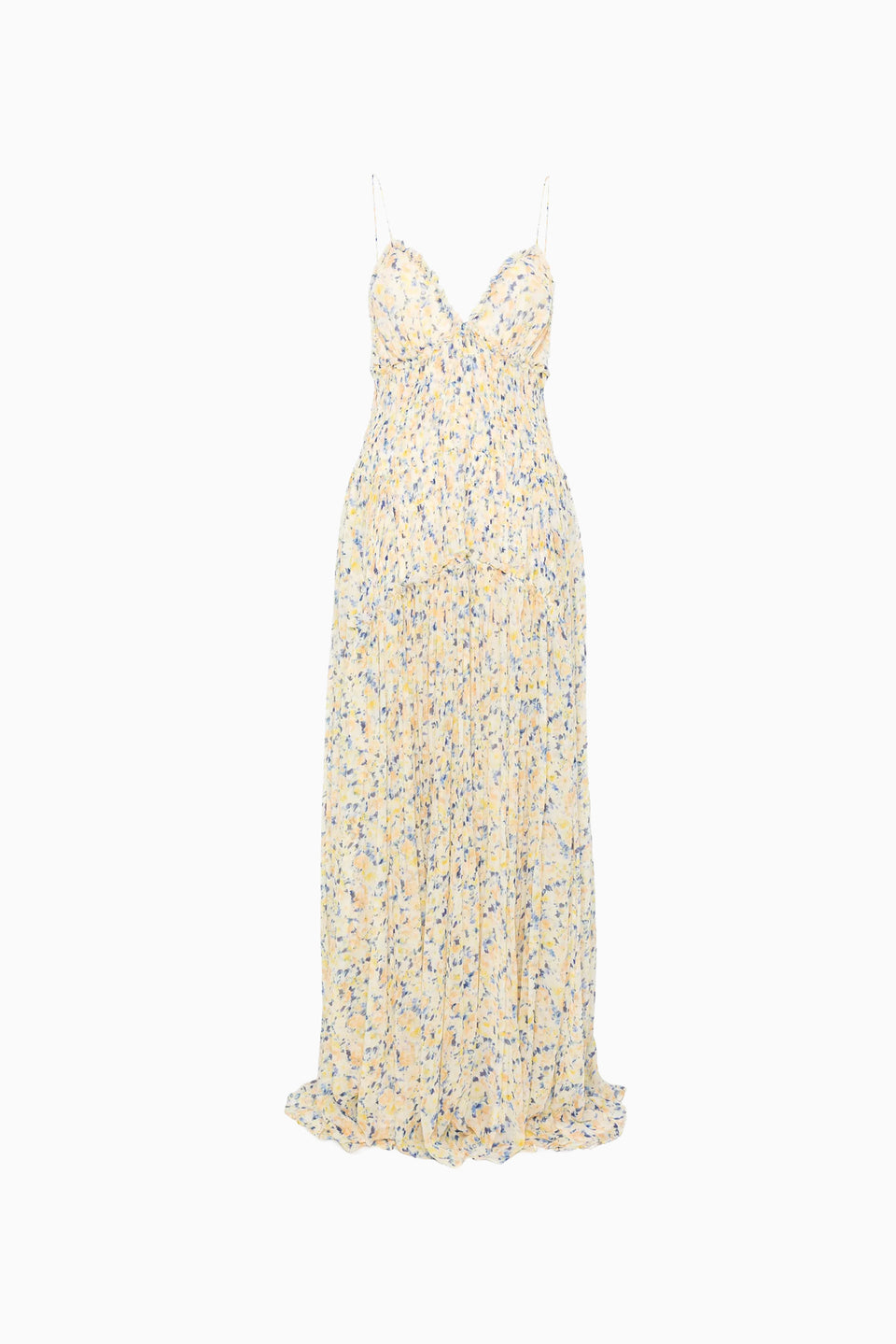 Atrani SL Silk Gown - Daffodil