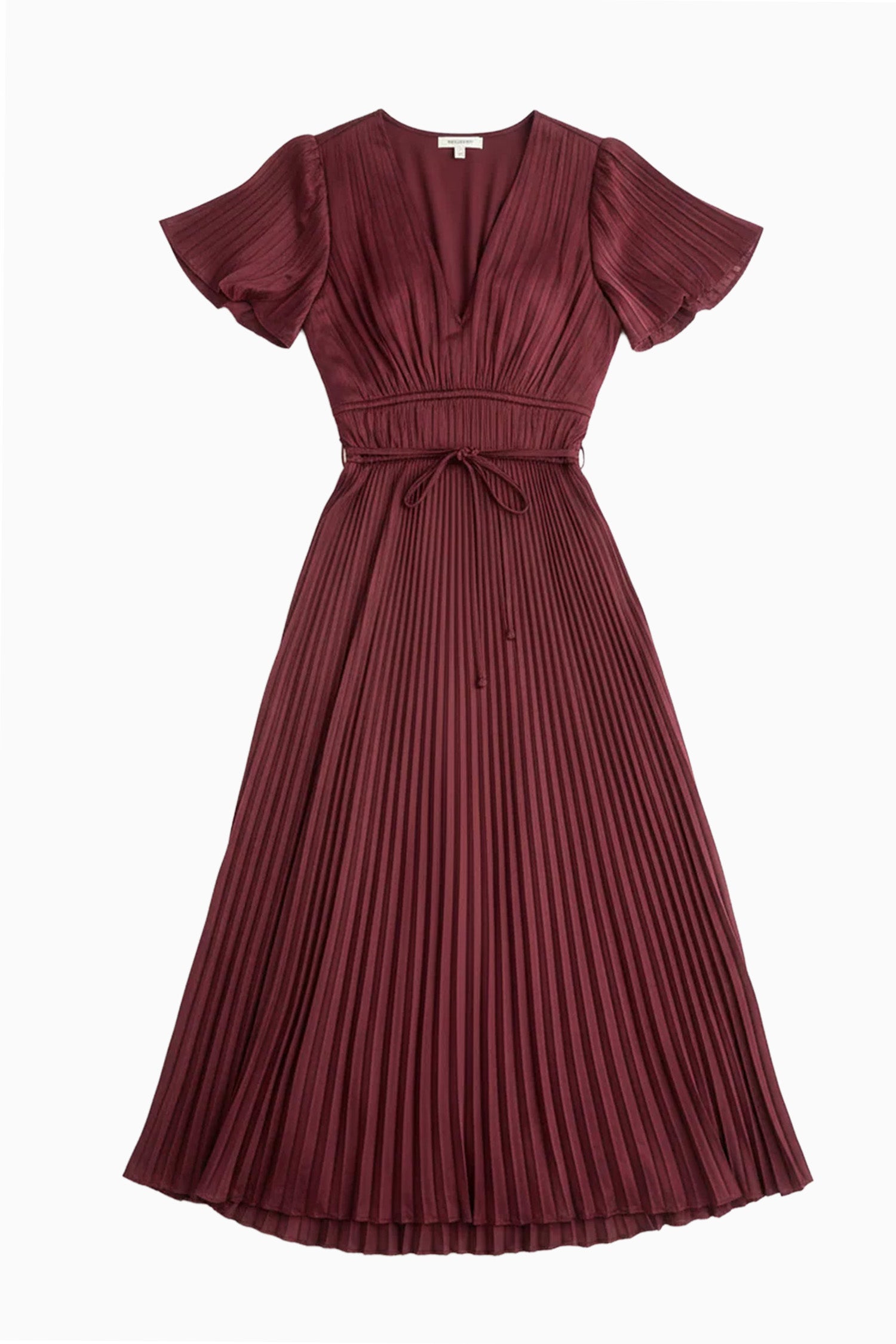 Audra Puff Sleeve Dress Claret