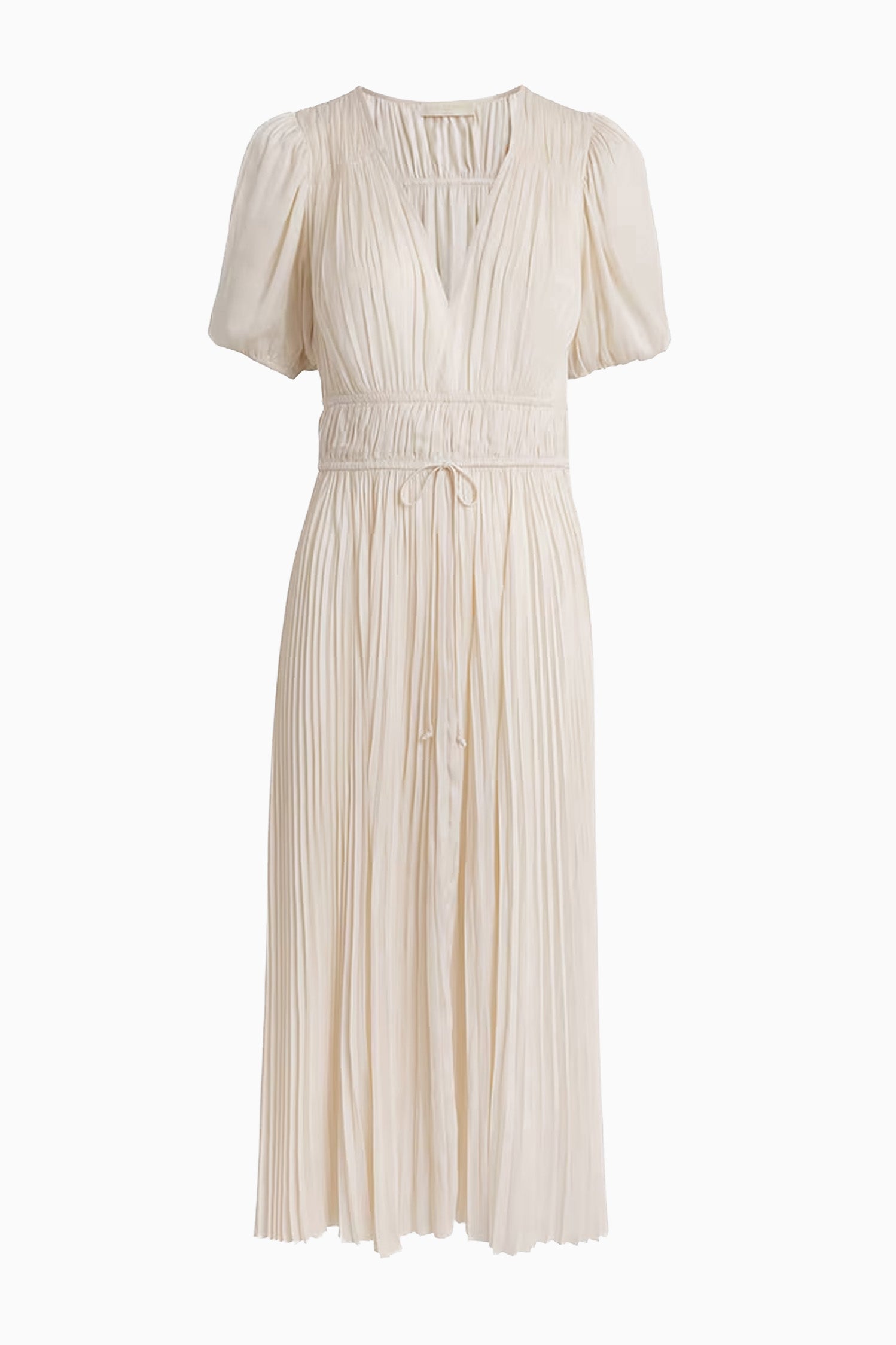 Audra Puff Sleeve Dress - Cowrie