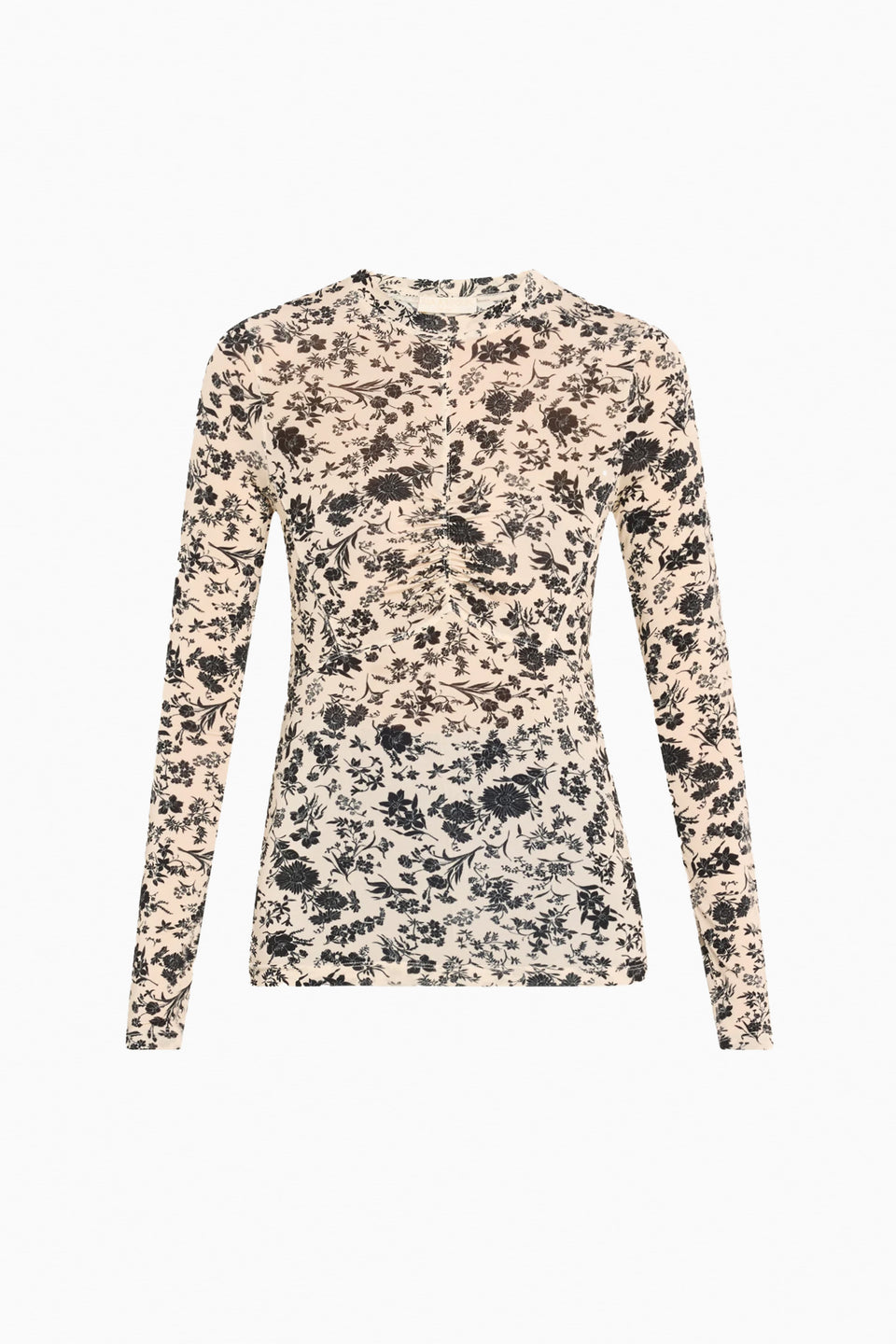 Aurelia Long Sleeve Turtleneck - White Gardenia