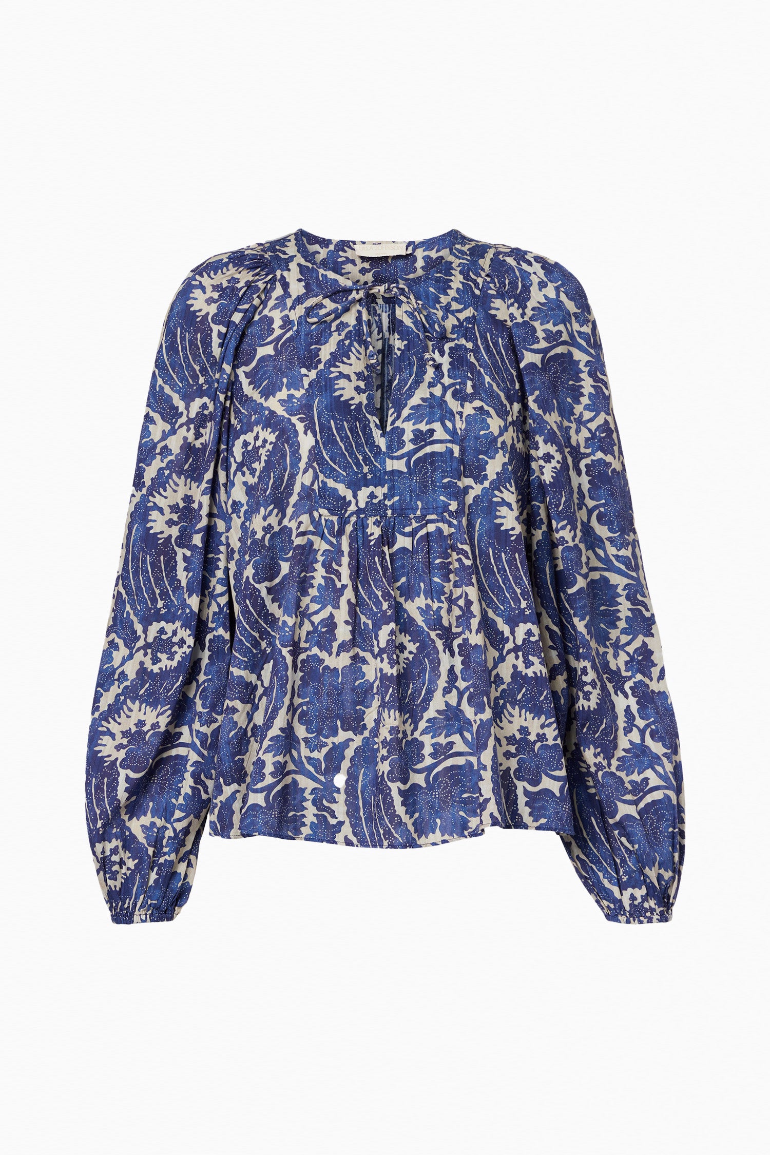 Brea Long Sleeve Blouse - Ciel