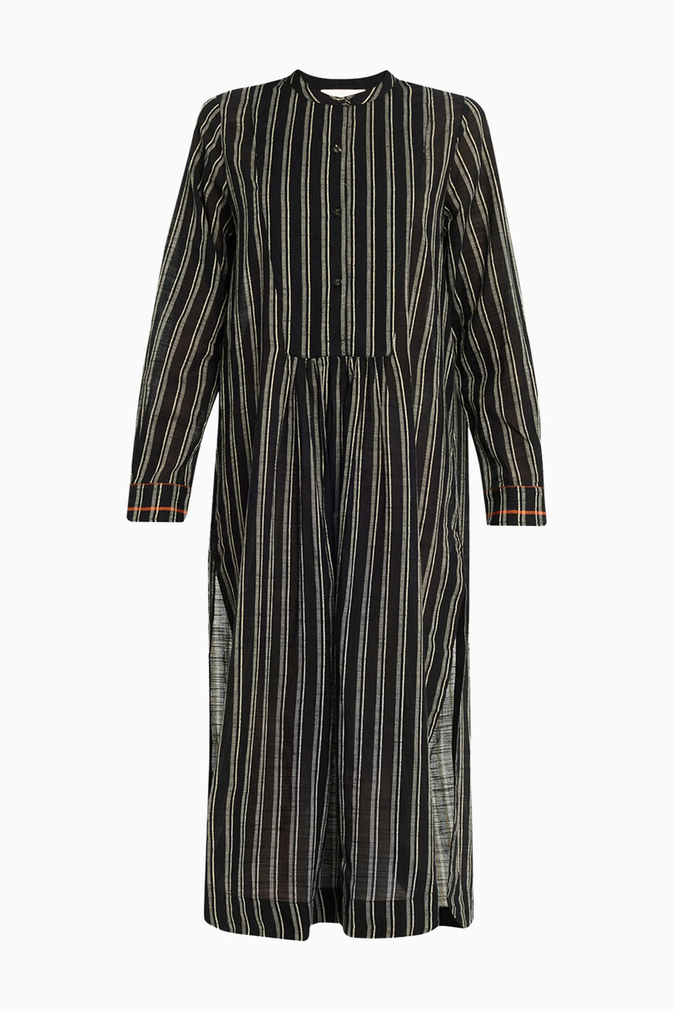 Brita Striped Dress Coverup - Noir Stripe