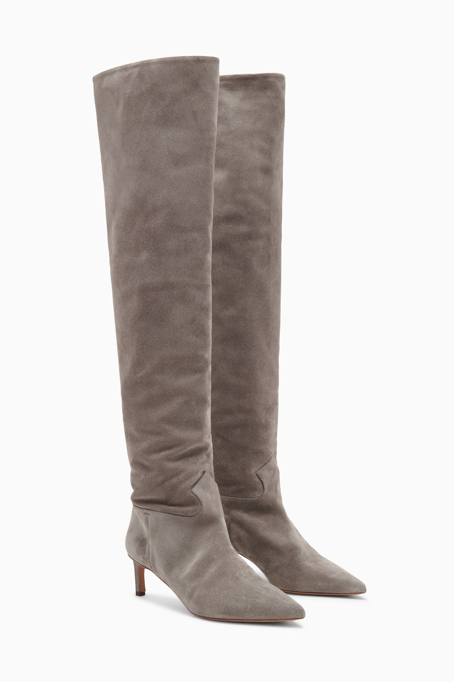 Carolina Mid Heel Boot - Dove