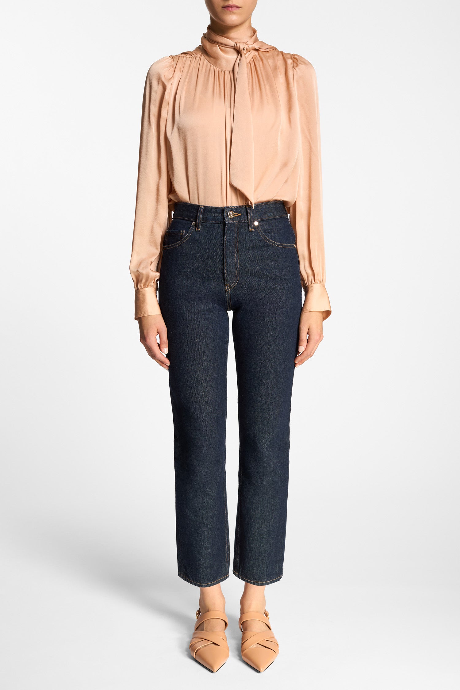 The Agnes Cropped Jean - Tigris