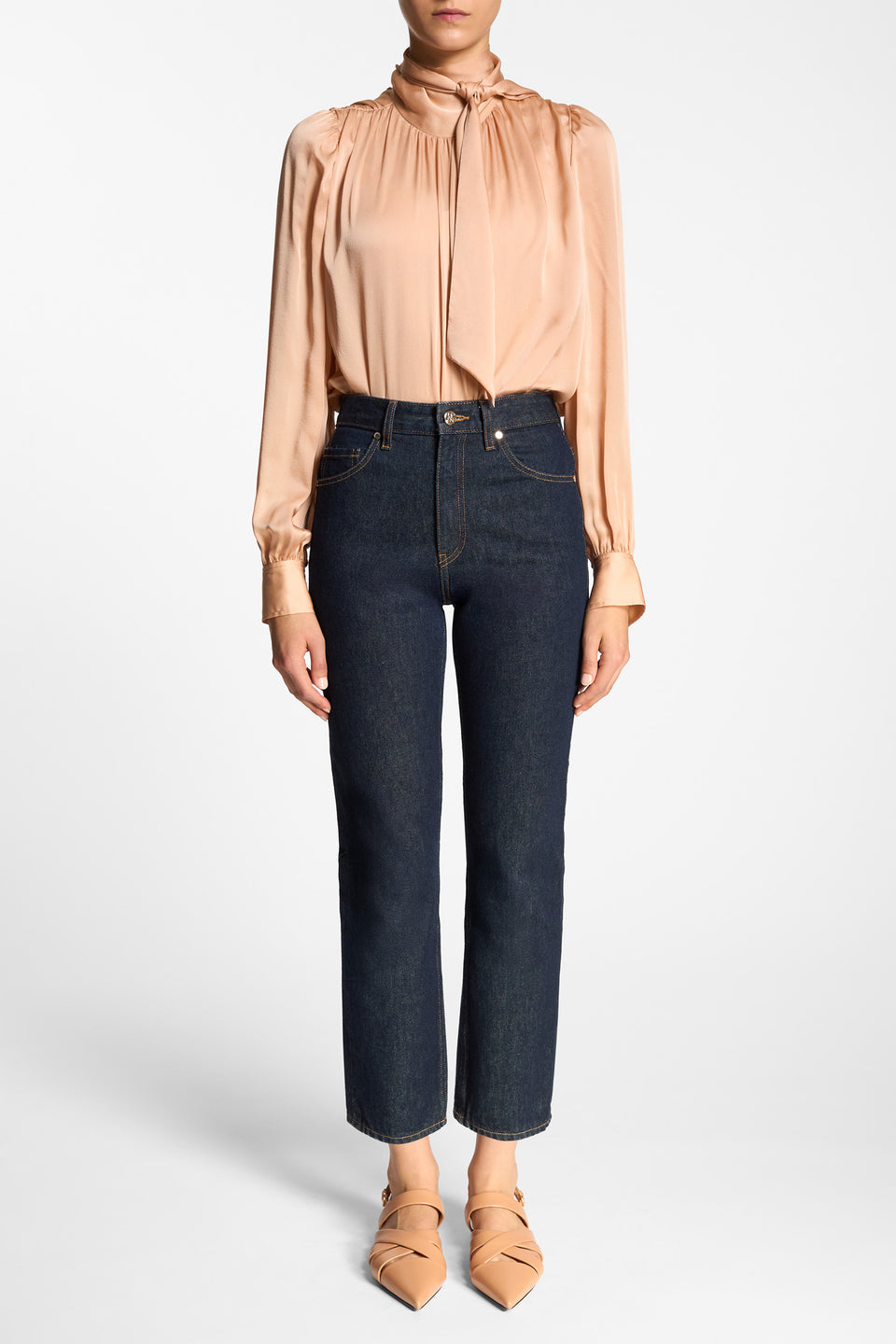 The Agnes Cropped Jean - Tigris