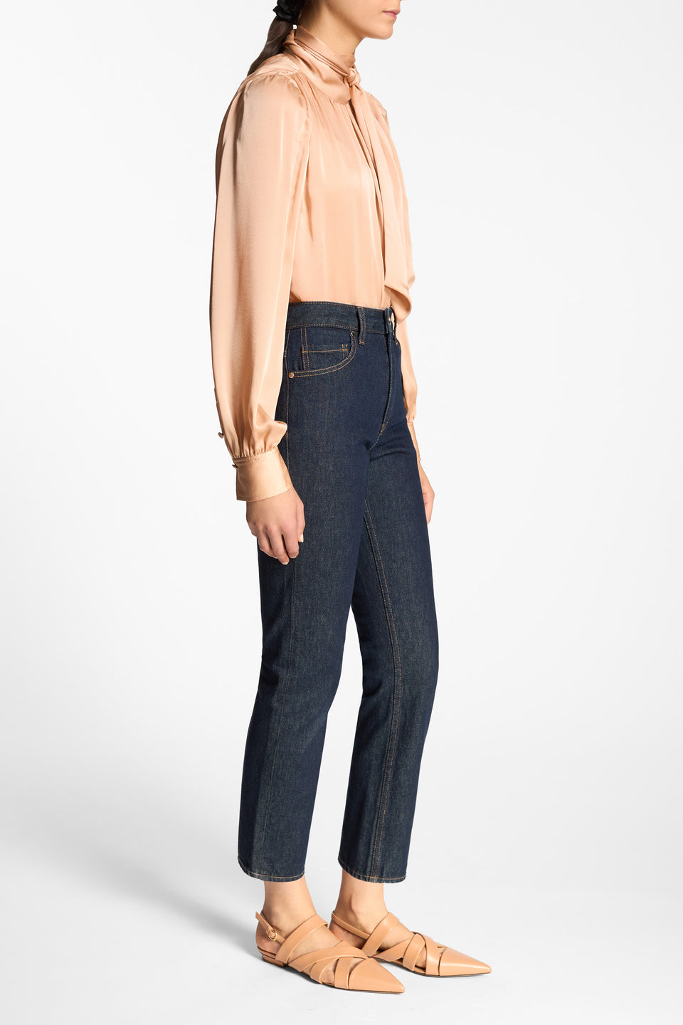 The Agnes Cropped Jean - Tigris