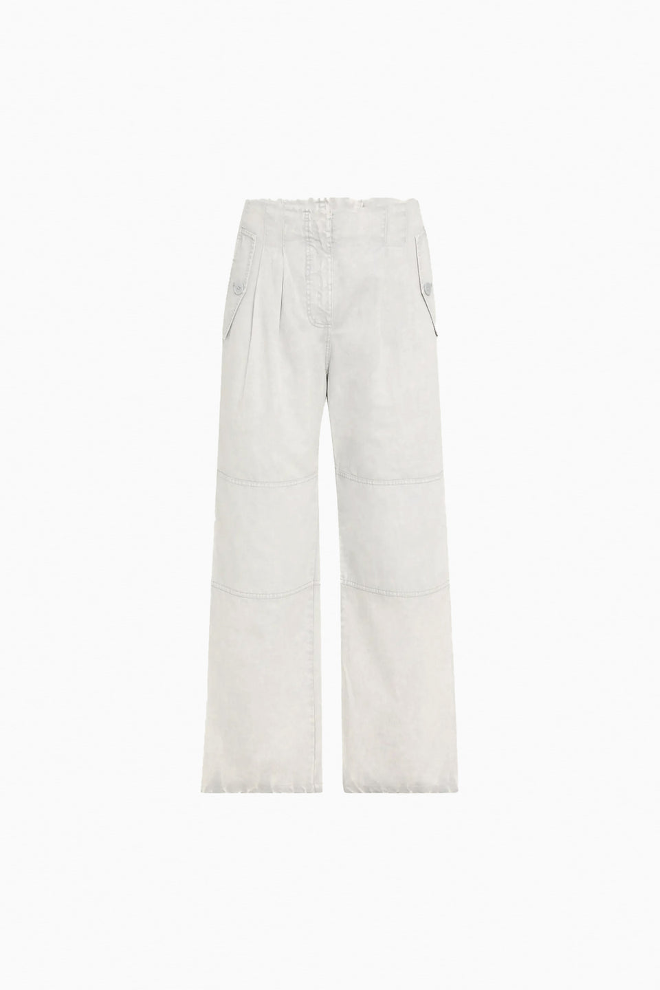 Casey High Waisted Tied Ankle Pant - Dune