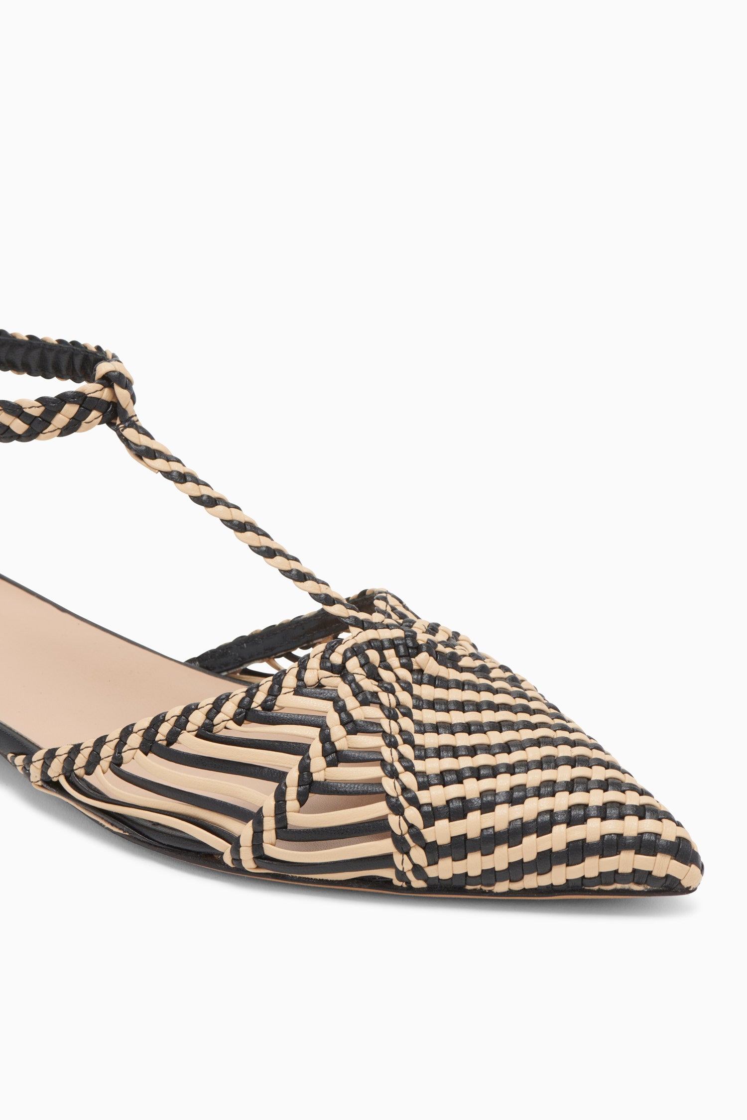 Ulla Johnson Daria Flat - Sand Colorblock