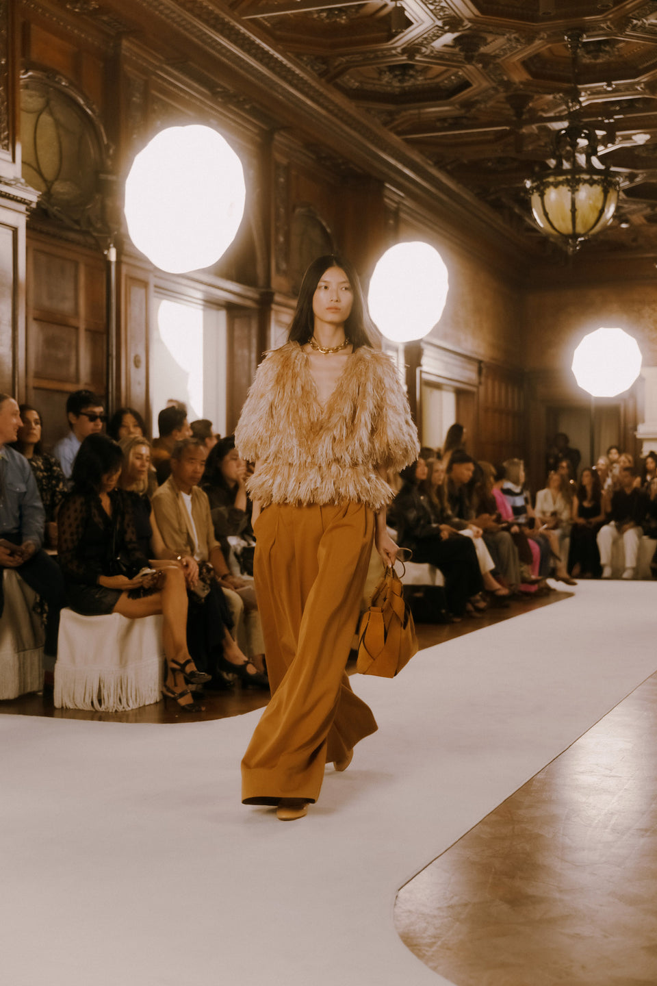 Motherwell Wide Leg Trouser - Burnish