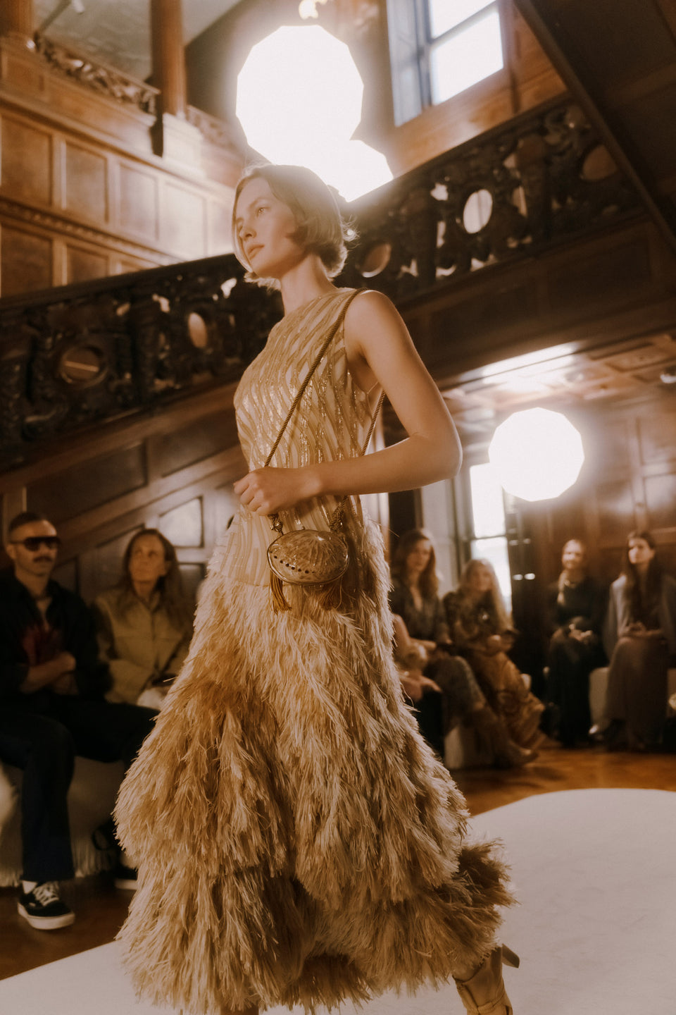 Divina Backless Top with Lurex - Nautilis