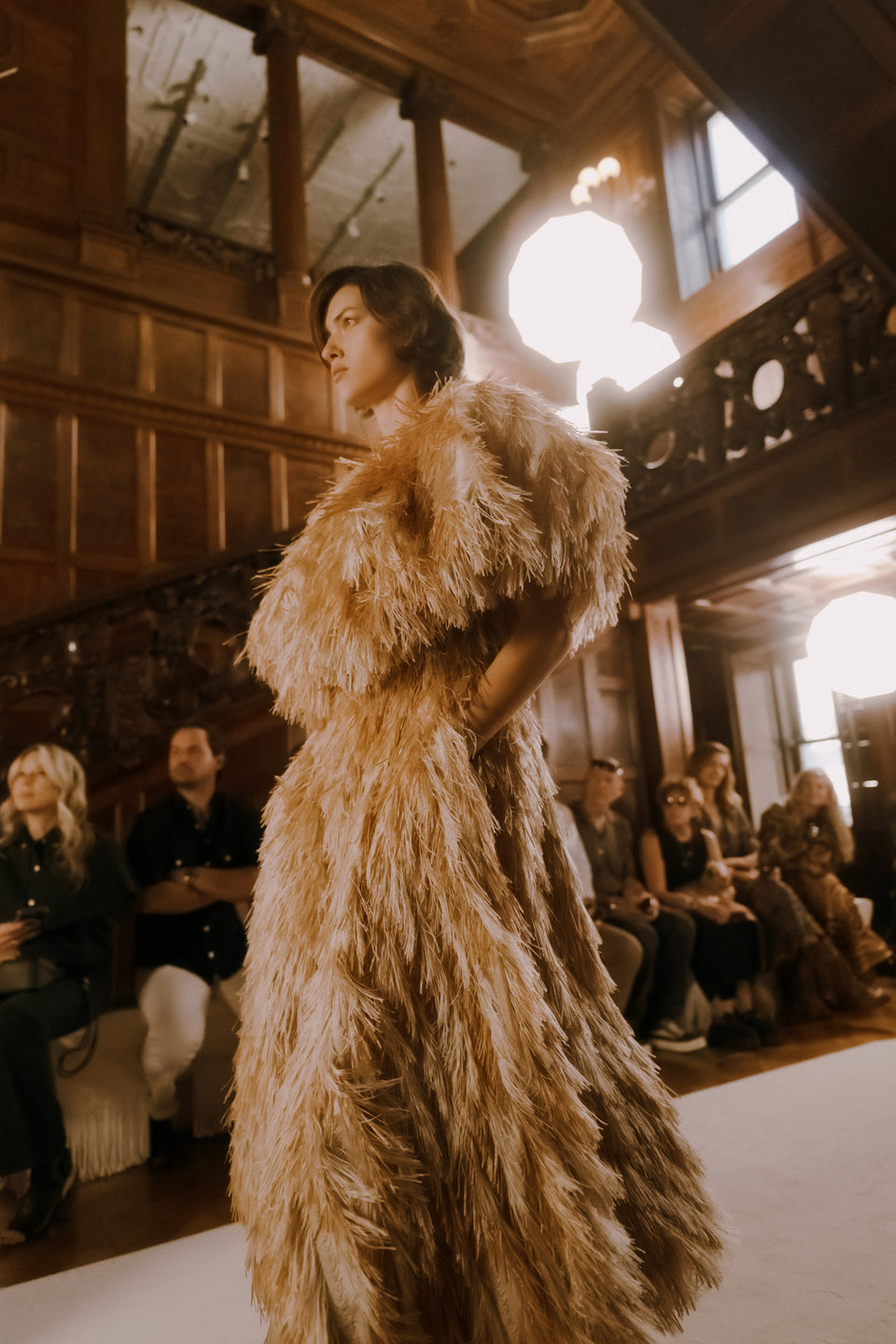 Amalia Rafia Coat - Sand Dollar