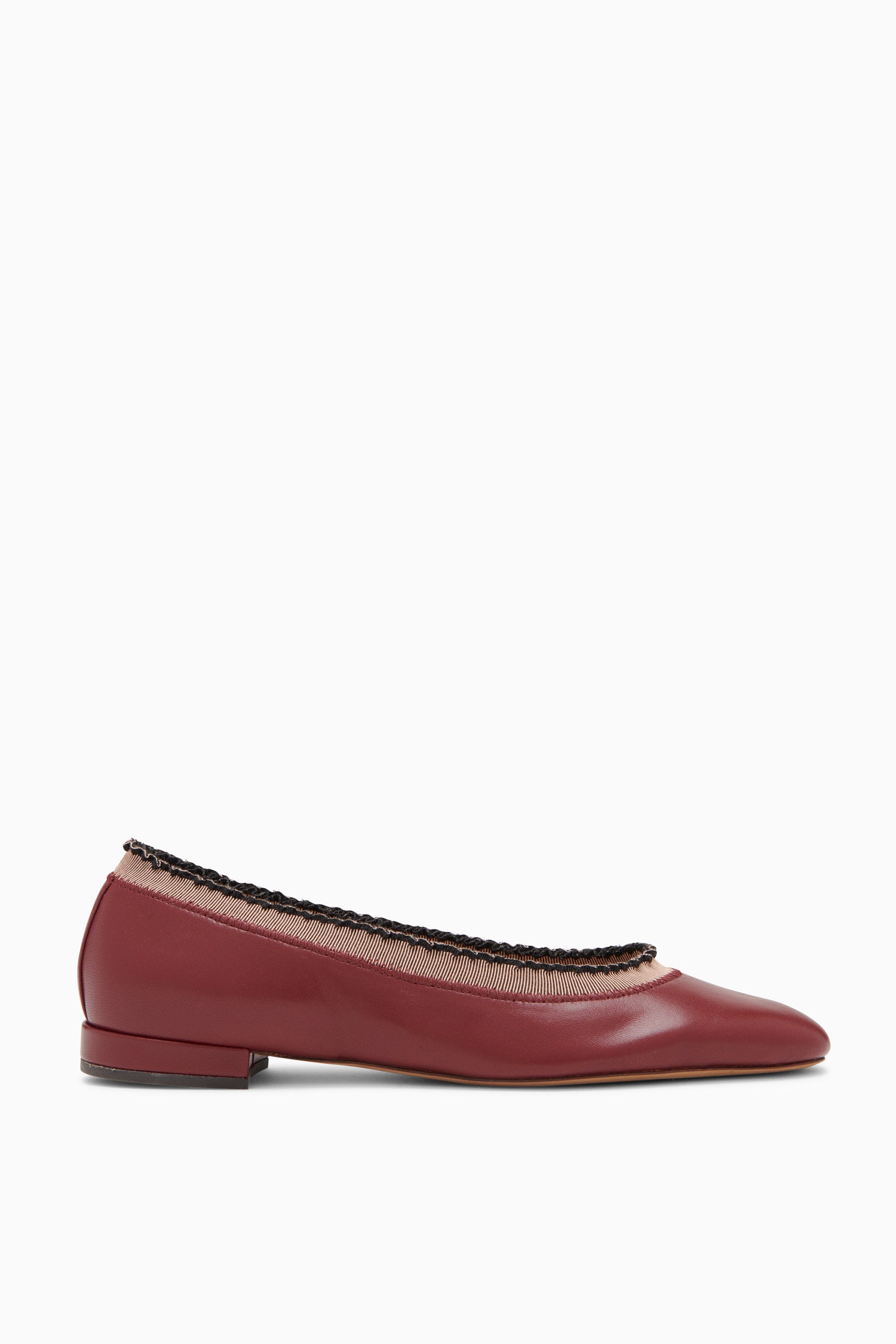 Ulla Johnson Elise Ruffle Ballet - Cordovan