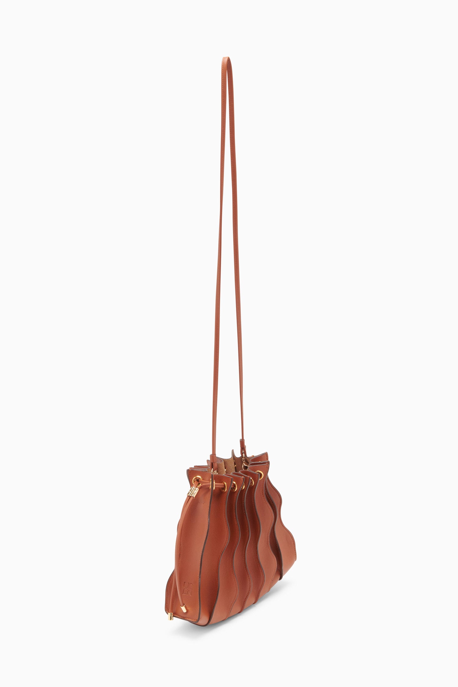 Ulla Johnson Adria Pleated Wave Crossbody - Sierra