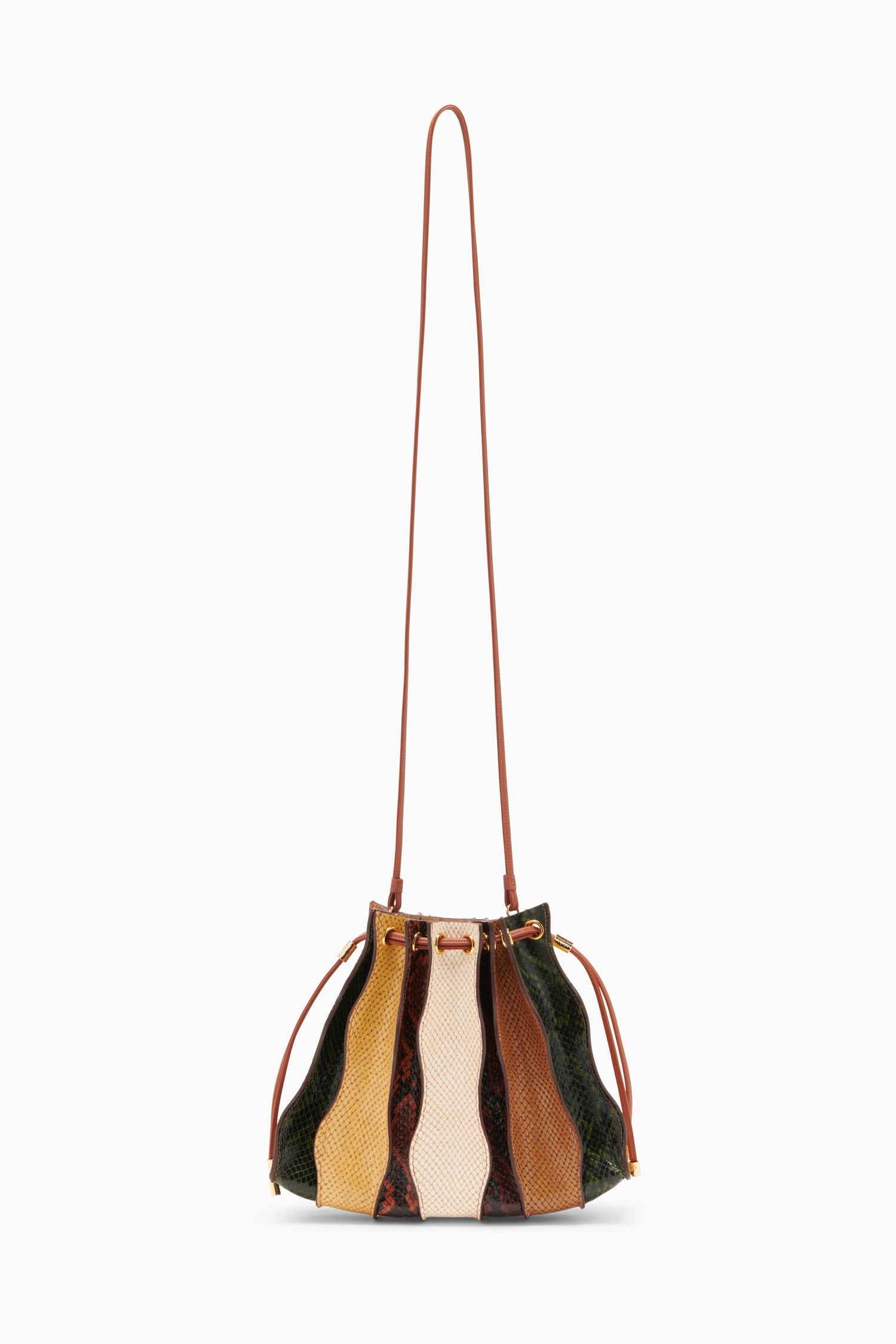 Ulla Johnson Adria Pleated Wave Crossbody - Agate