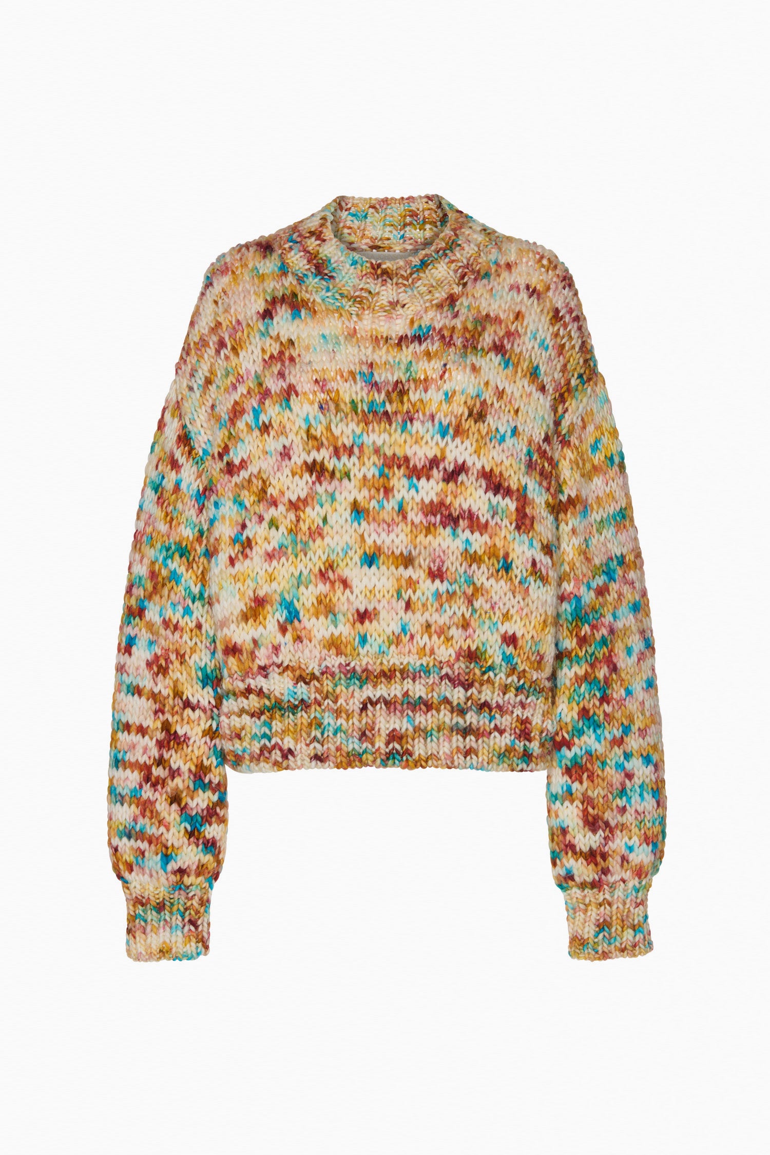 Maude Multicolor Knit Pullover - Opal